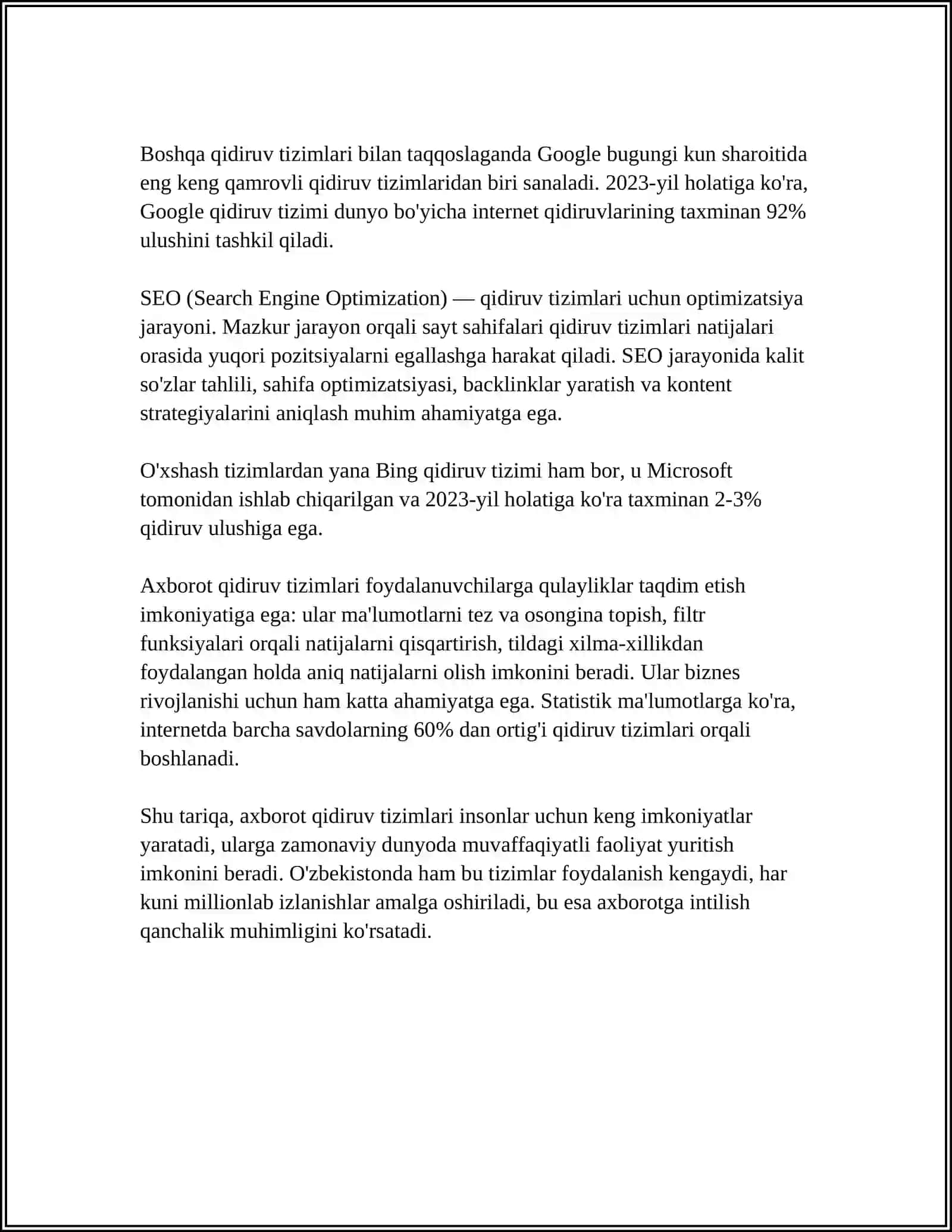 AXBOROT QIDIRUV USULLARI 4