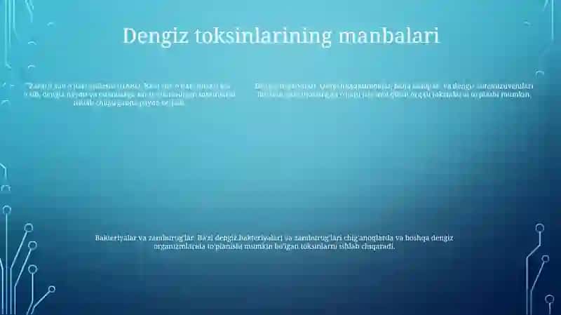 Dengiz Toksinlari 4