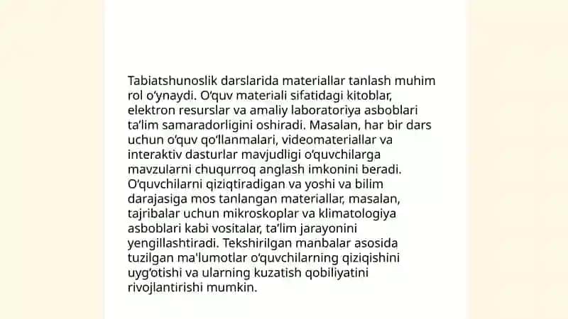 O'lkashunoslik burchagini loyihalash 4