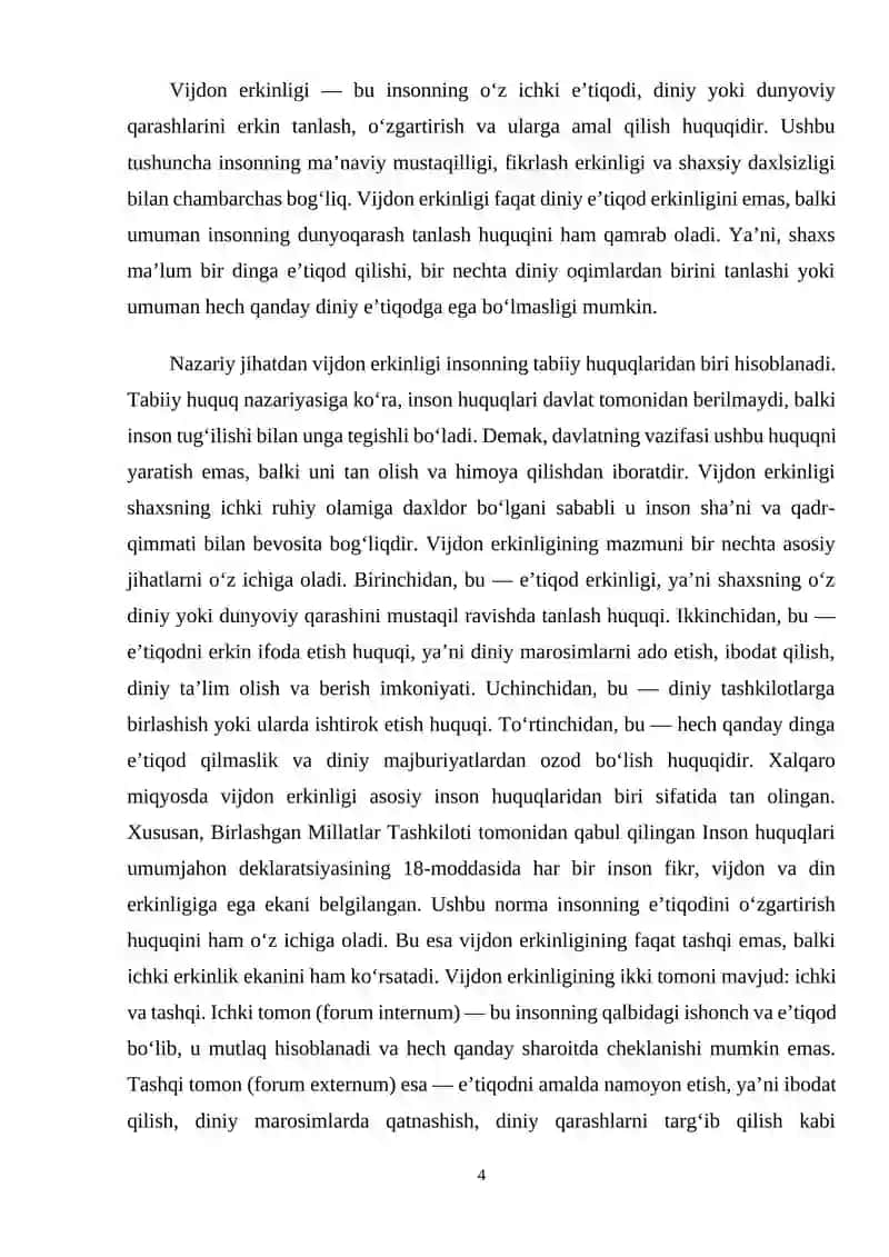 O'zbekistonda vijdon erkinligi 4