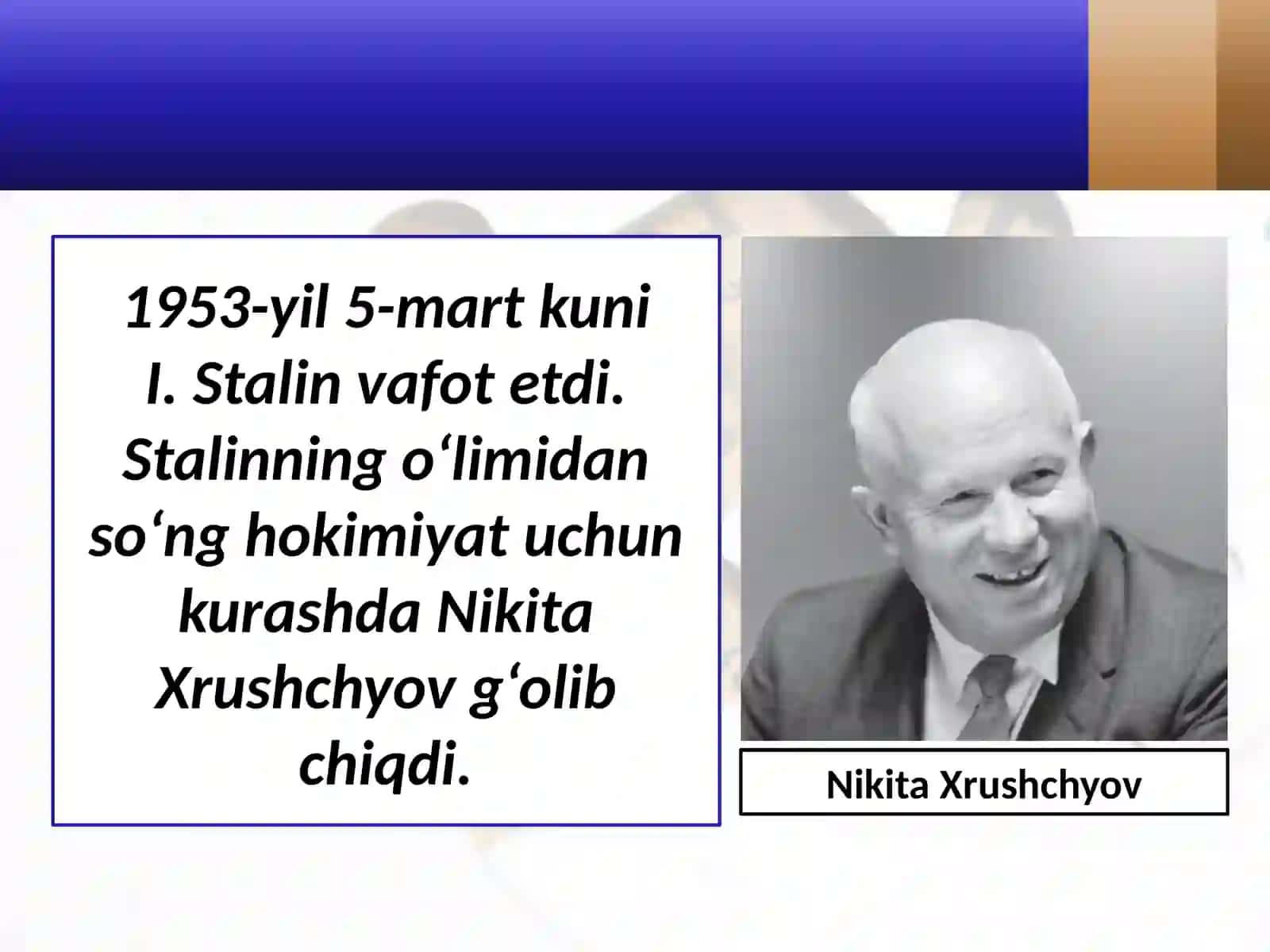 10-sinf Jahon tarixi fanidarsligi asosida 19-20-mavzu 4