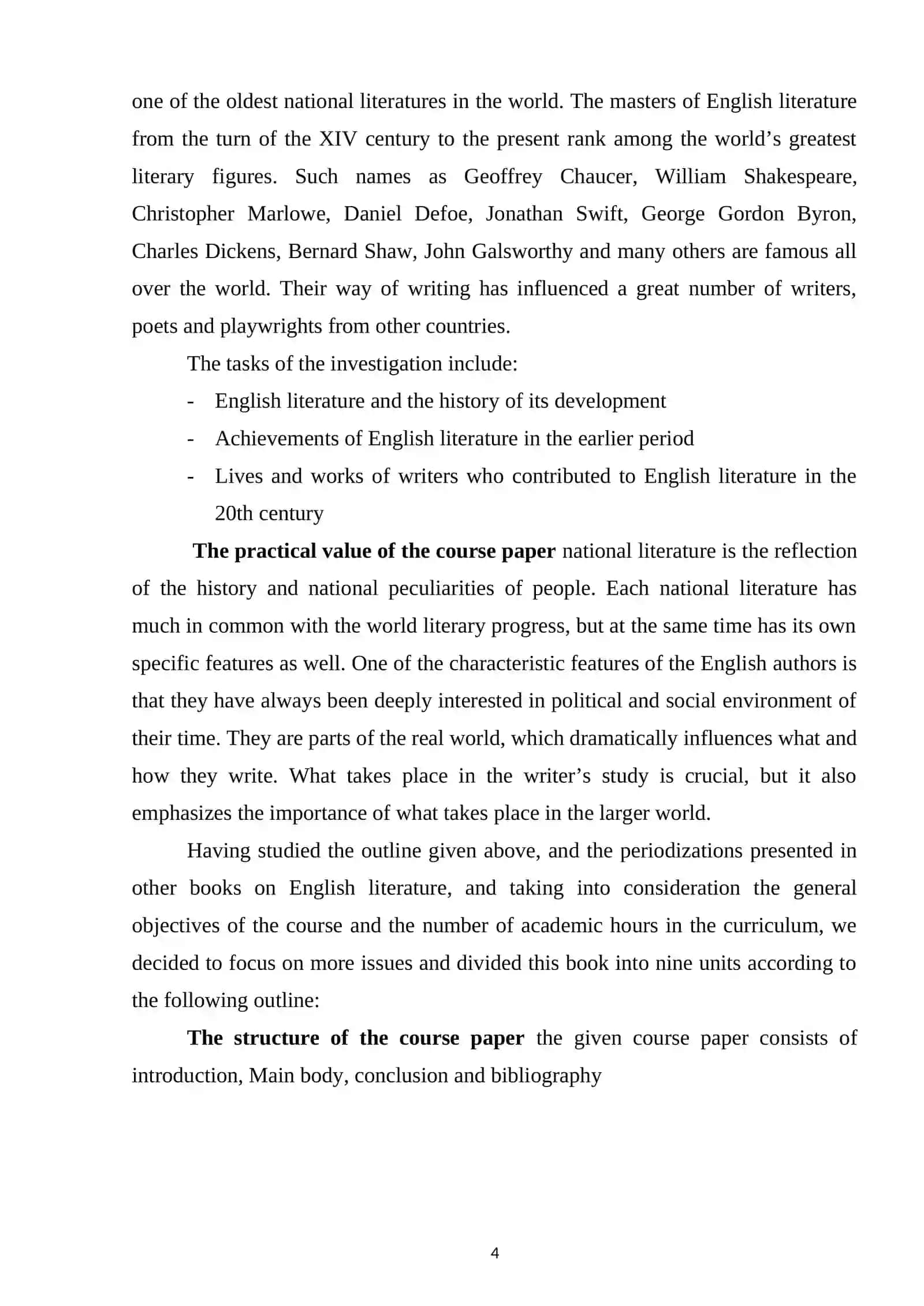 Course Work on The Representation of Class in Contemporary English Literature 4