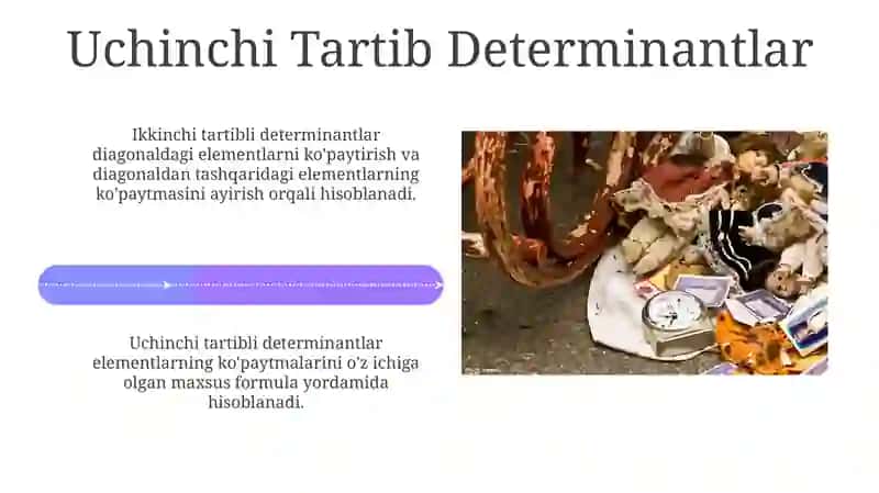 Ikkinchi Tartibli Determinantlar 4