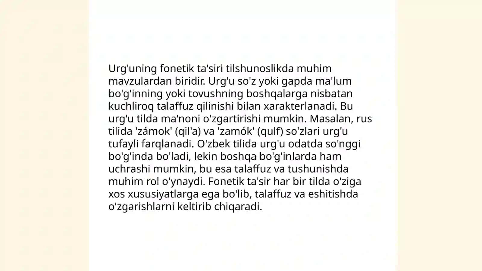 Urg'u va bo'g'in 4