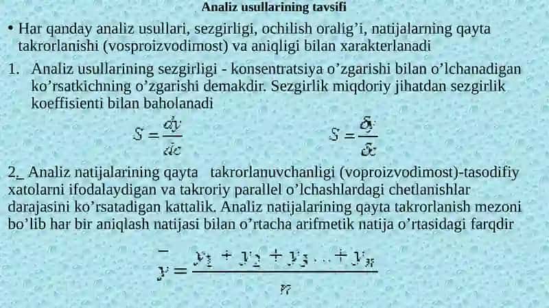 Fizik–kimyoviyanalizusullarireja 4