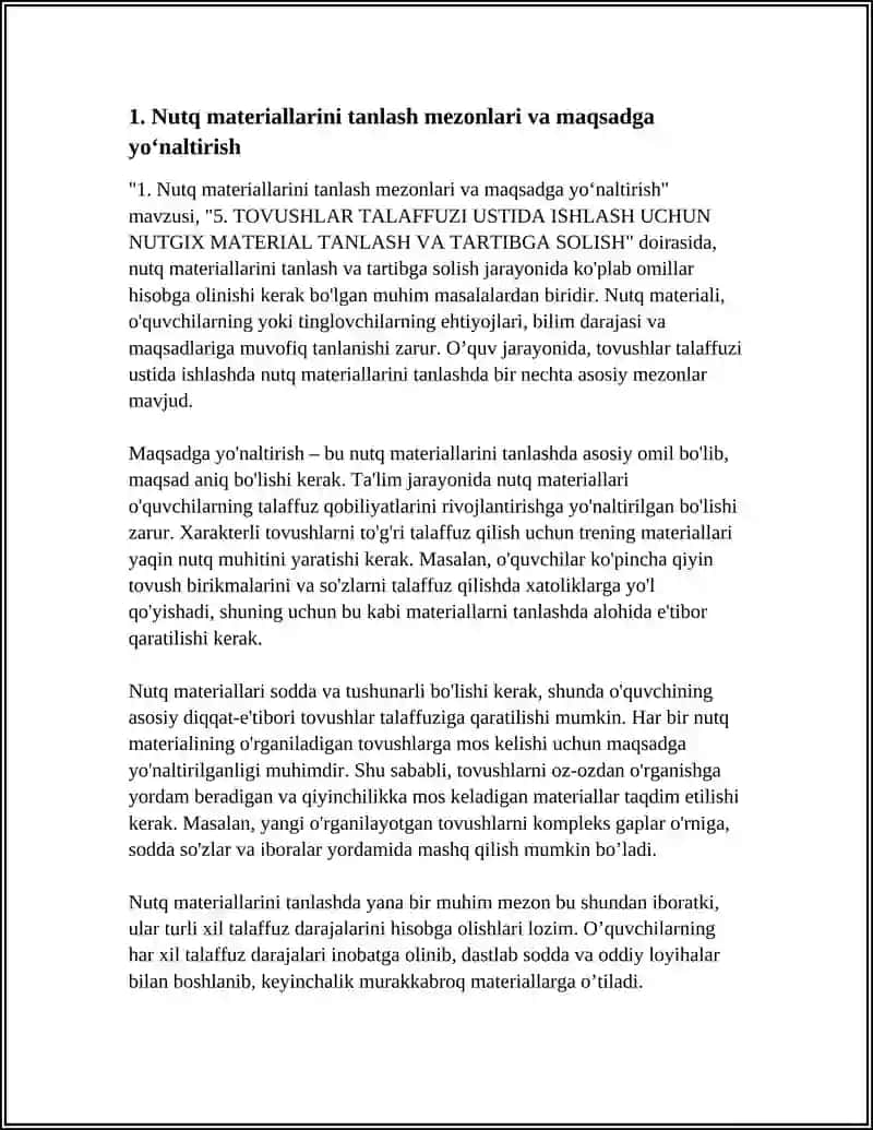5. TOVUSHLAR TALAFFUZI USTIDA ISHLASH UCHUN NUTGIX MATERIAL 4