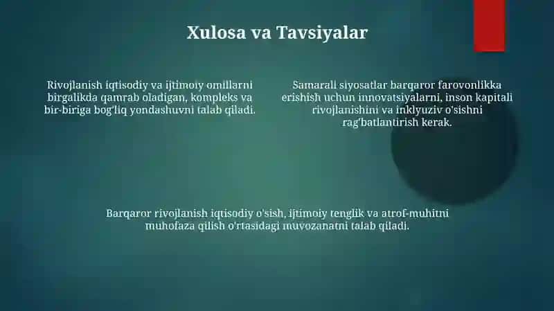 Rivojlanishning asosiy qonuni 4