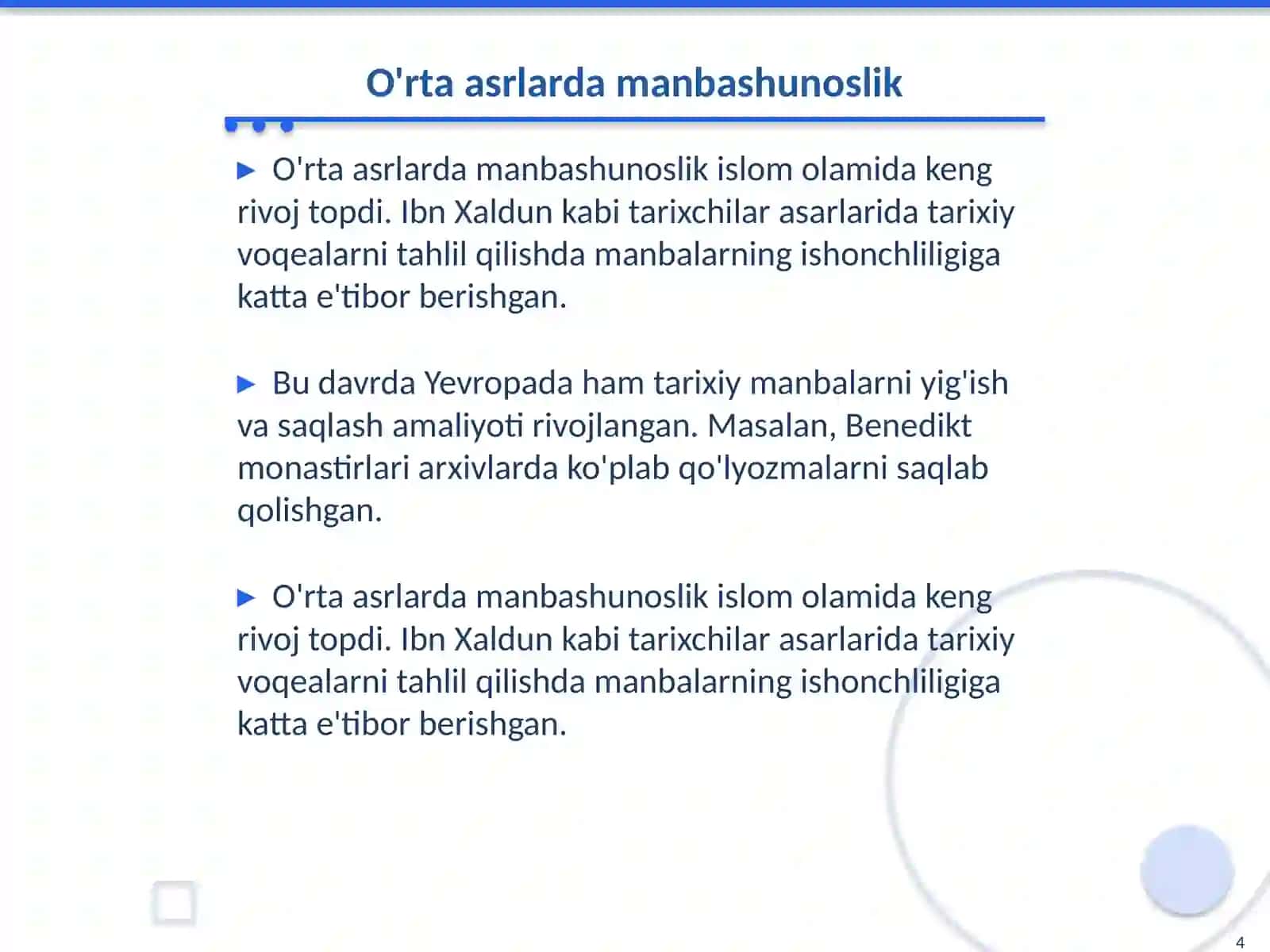 Manbashunoslik fanining maqsad va vazifalari 4