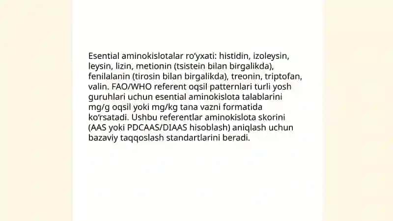 Aminokislota skorni aniqlash 4