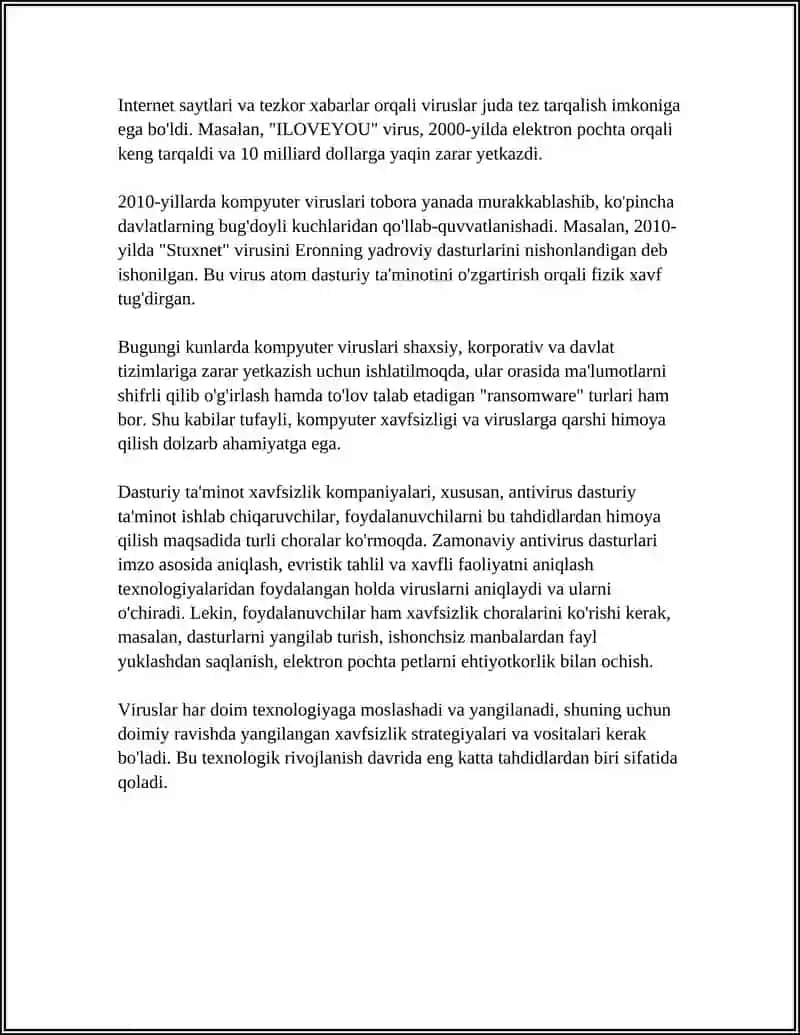 KOMPYUTER VERUSLARI VA ULARDAN HIMOYALANISH 4