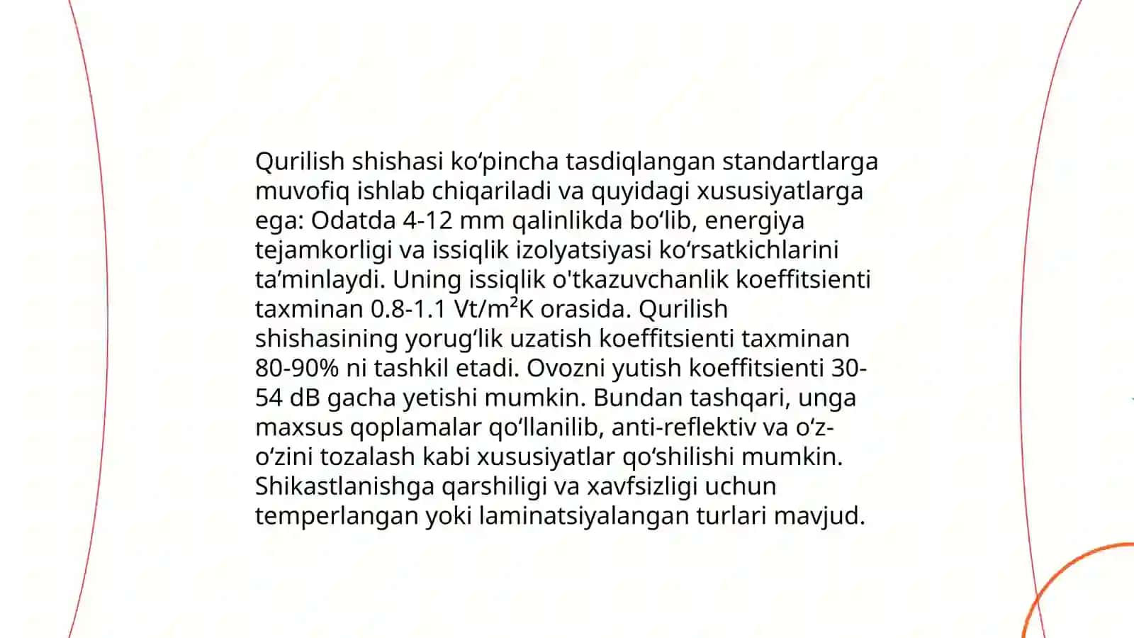 Qurilish shishasi haqida 4