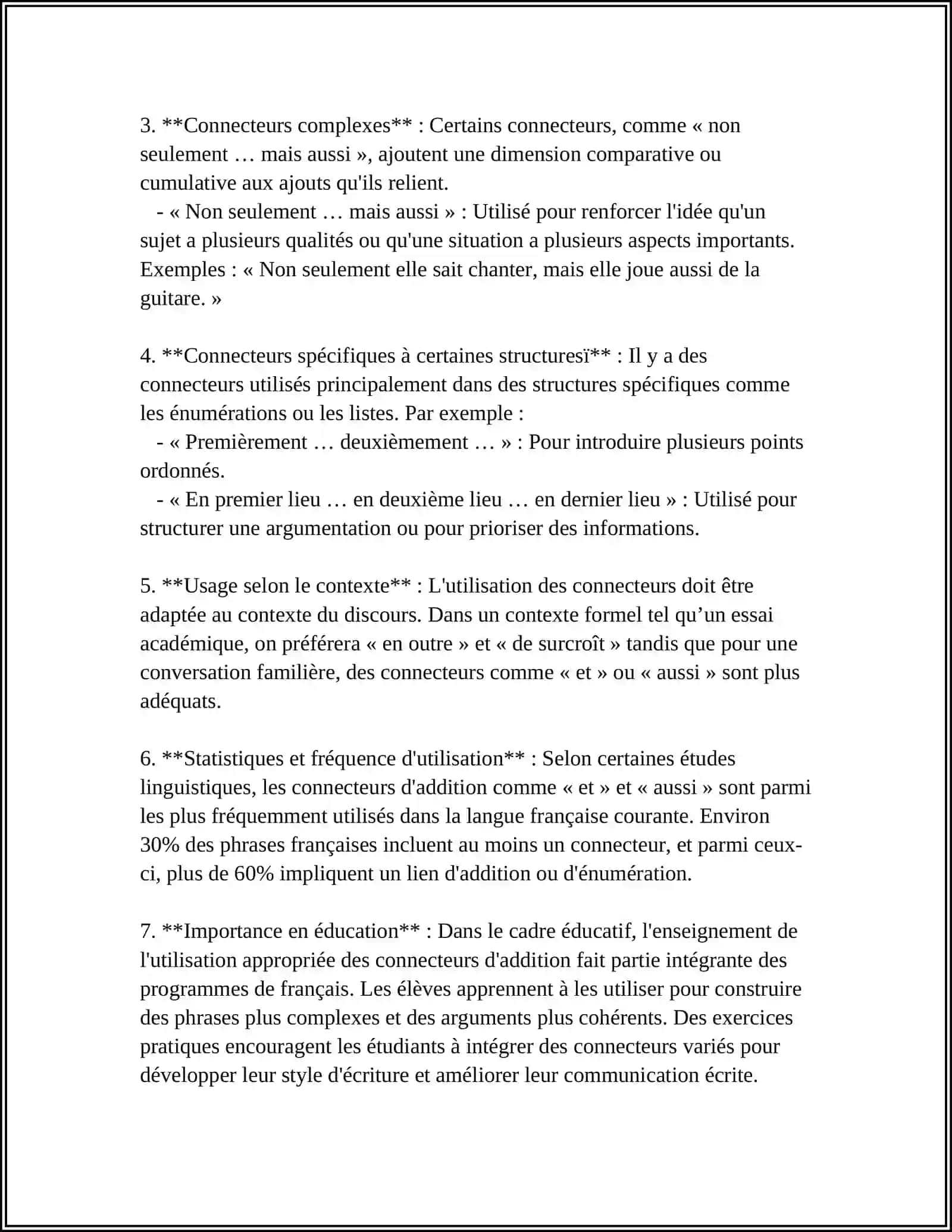 LES CONNECTEURS LOGIQUES 4