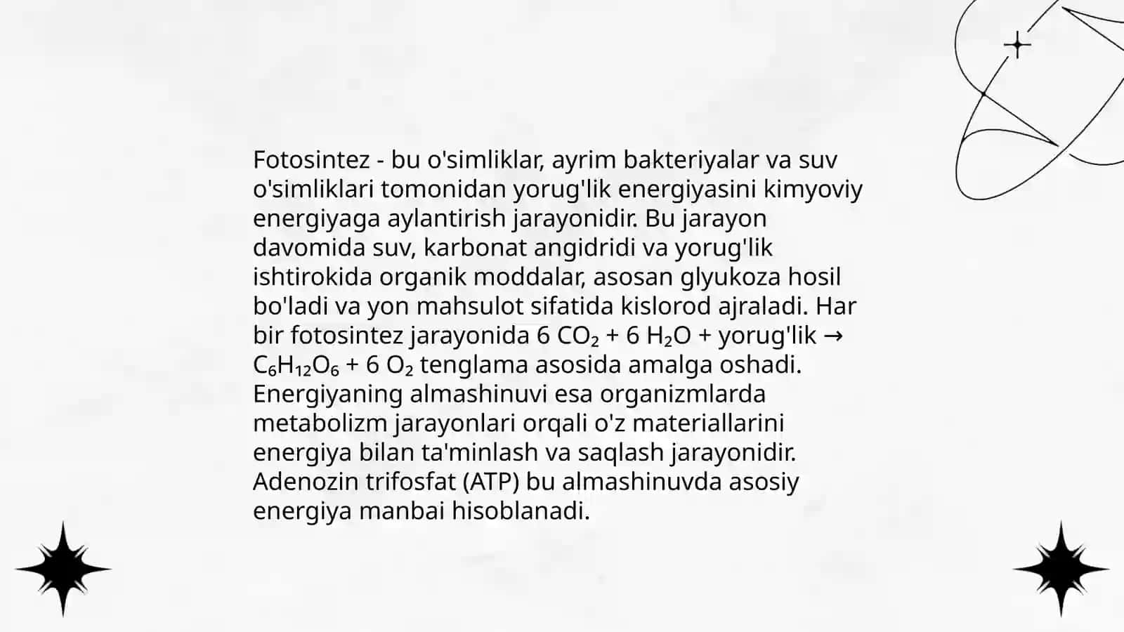 Energiya almashinuvi 4