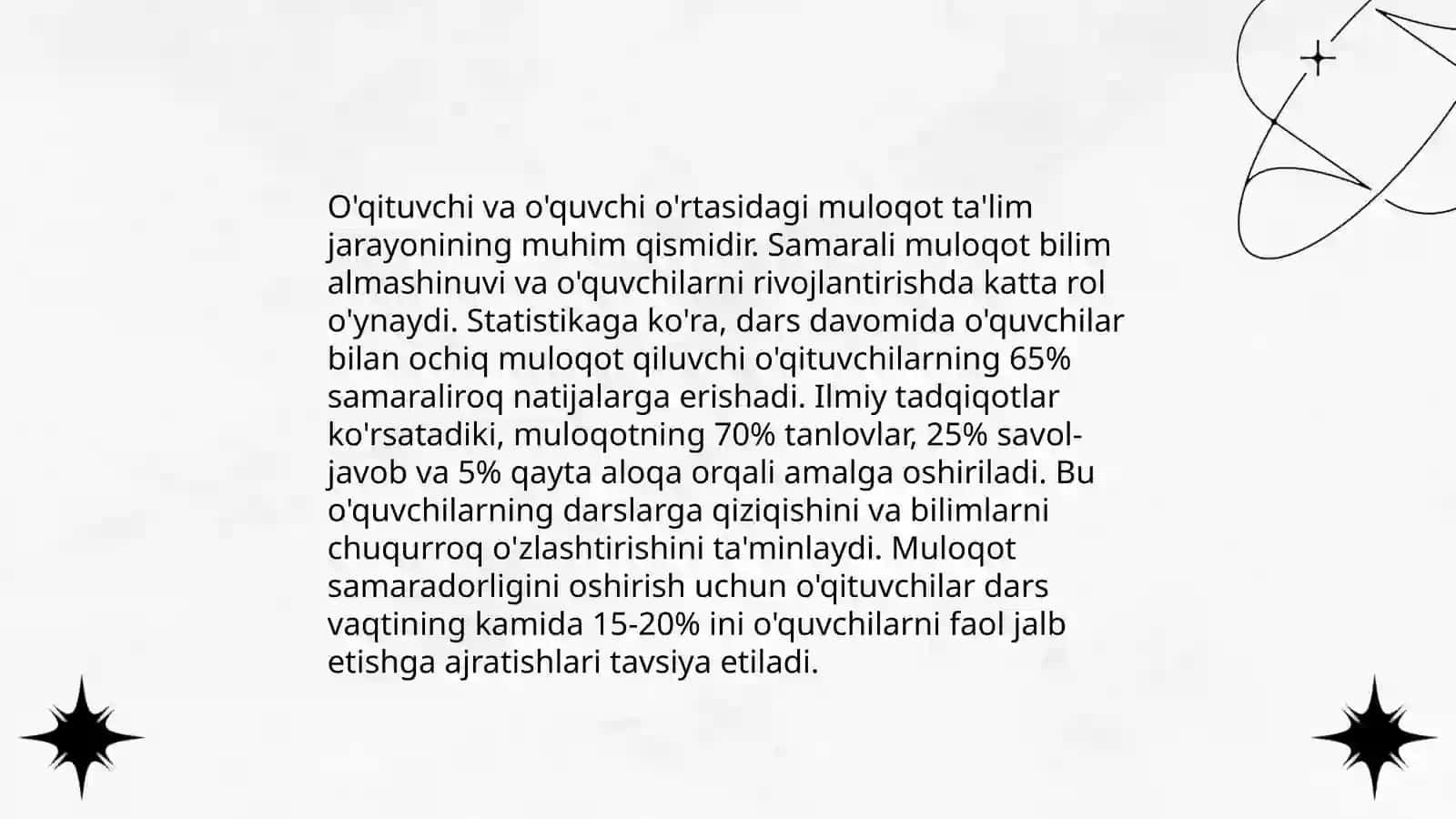 Pedagogik faoliyatda muloqot 4
