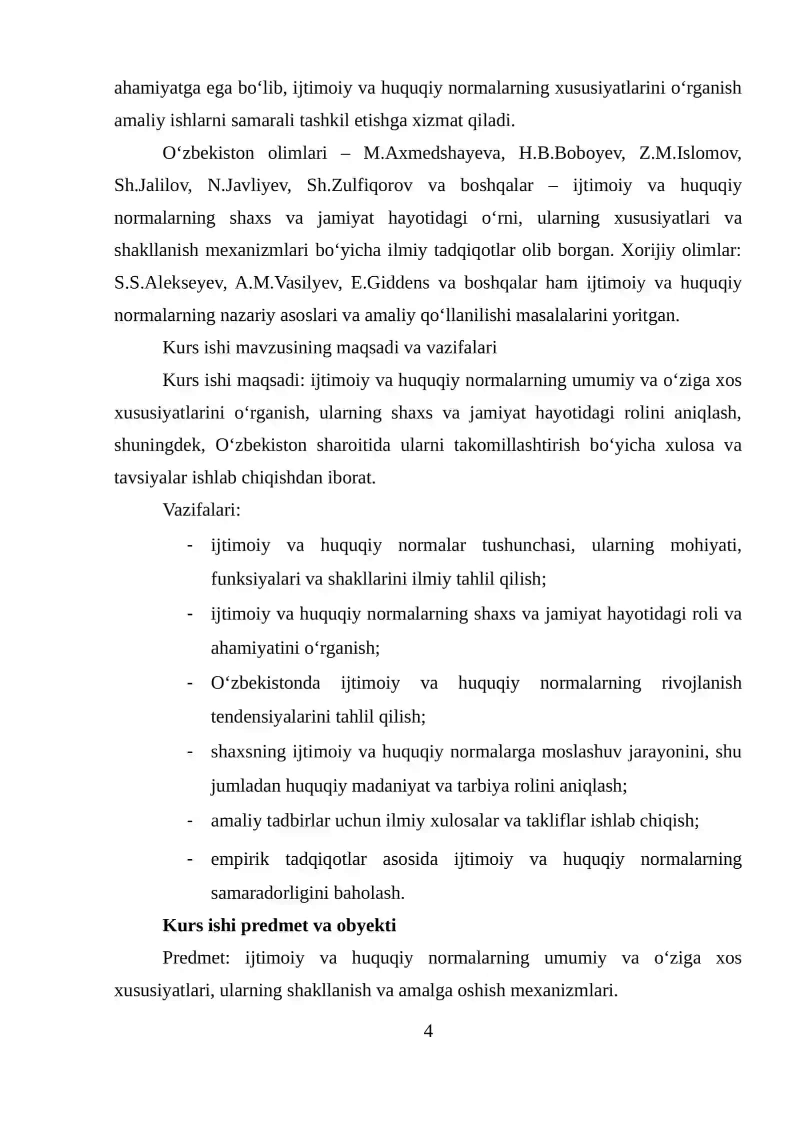 Kurs ishi mavzusining dolzarbligi 4