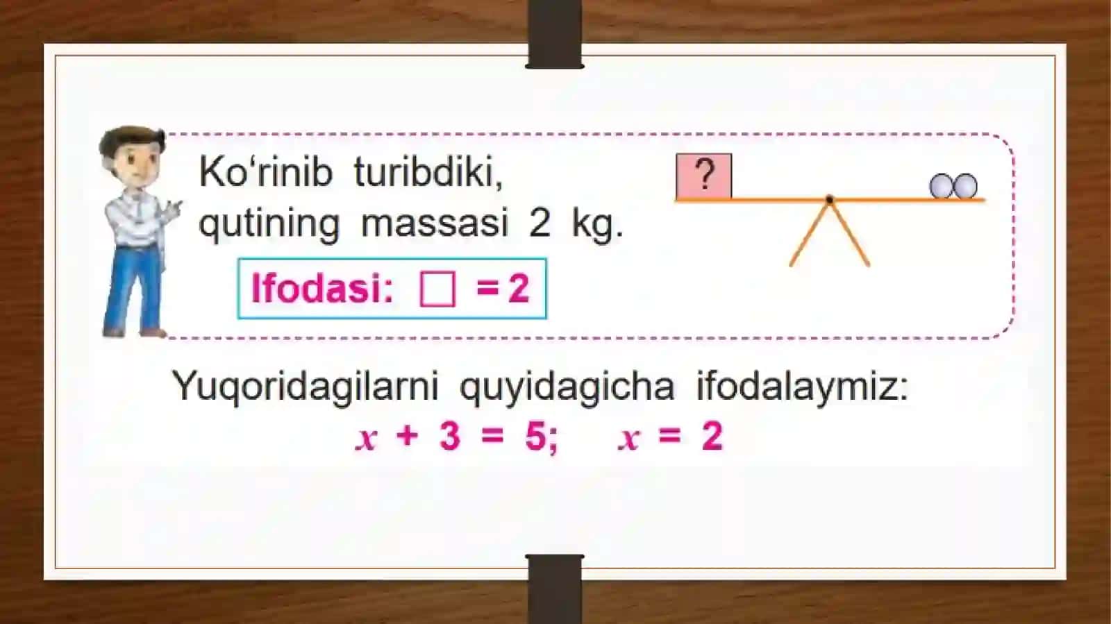 “Tenglamalar” mavzusiga taqdimoti 4