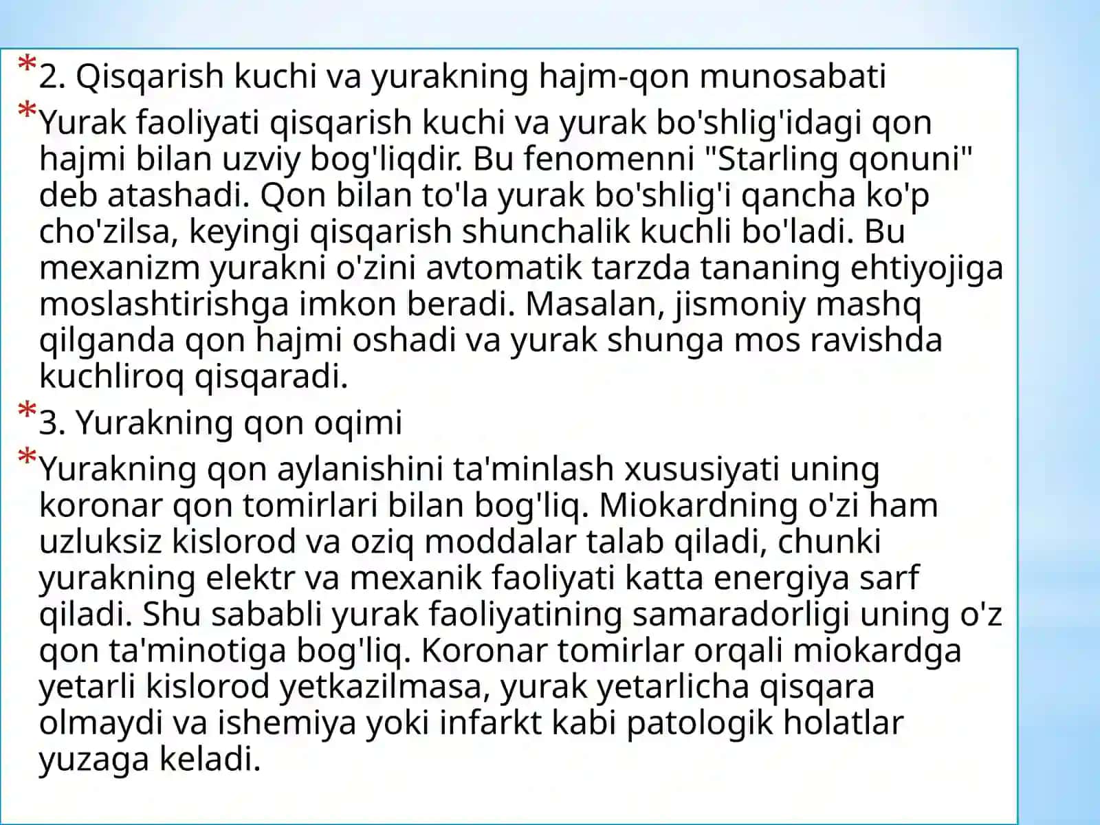 yurak faoliyati 4