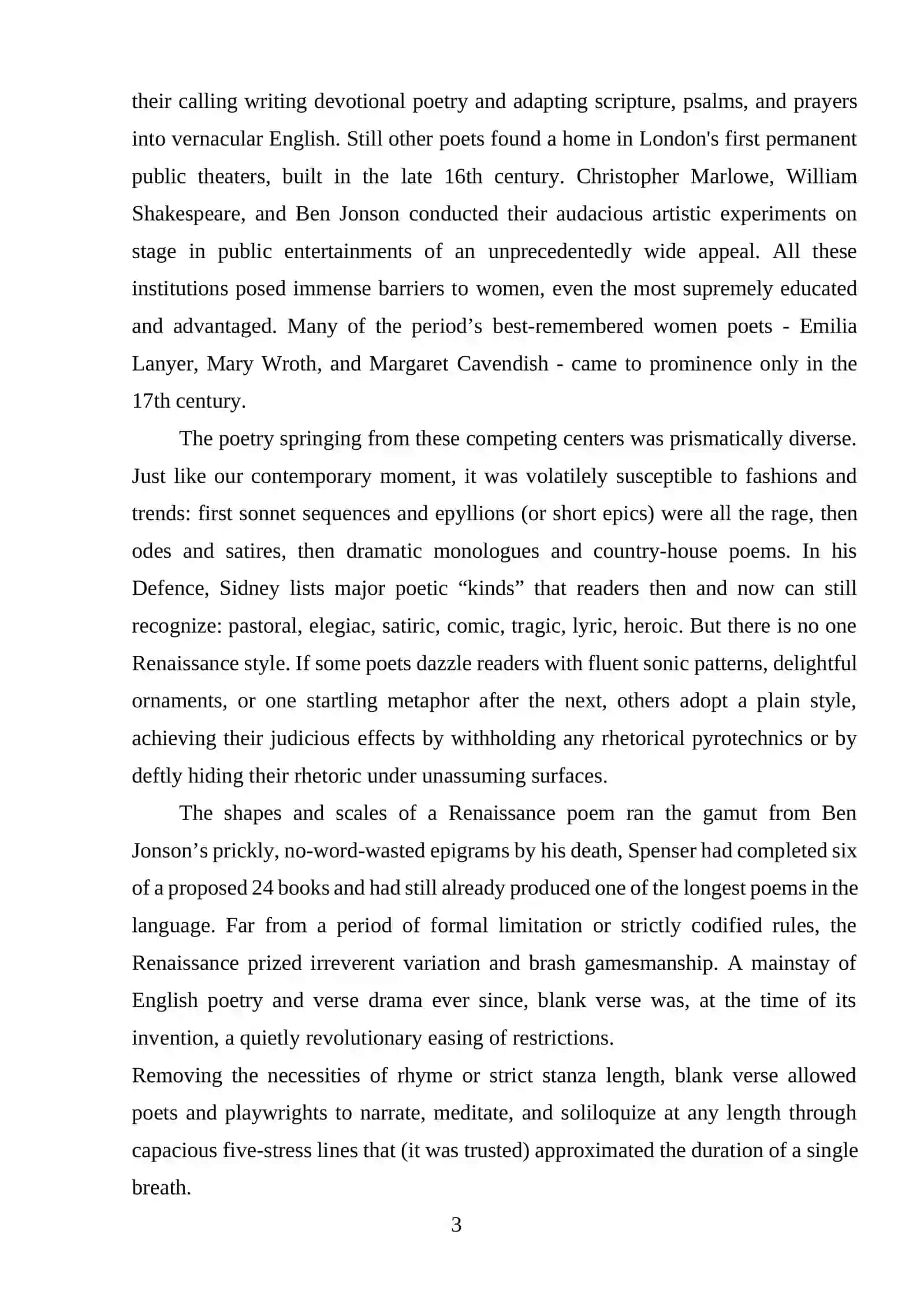 RENAISSANCE PERIOD IN ENGLISH LITERATURE 4