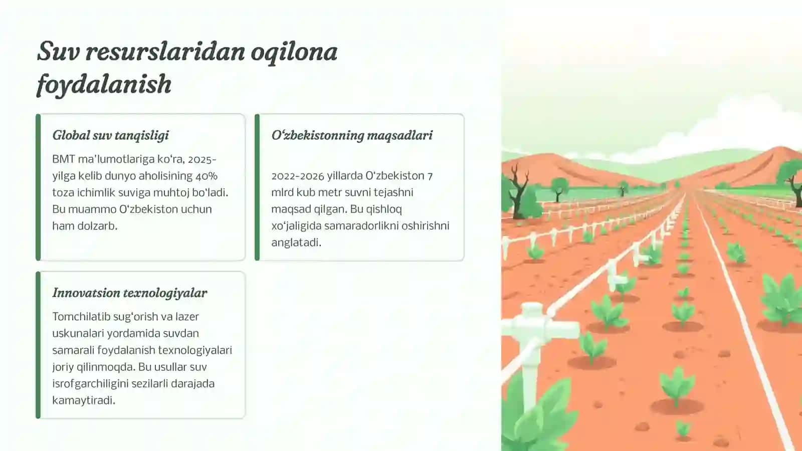 Tabiiy resurslar va ulardan oqilona foydalanish 4