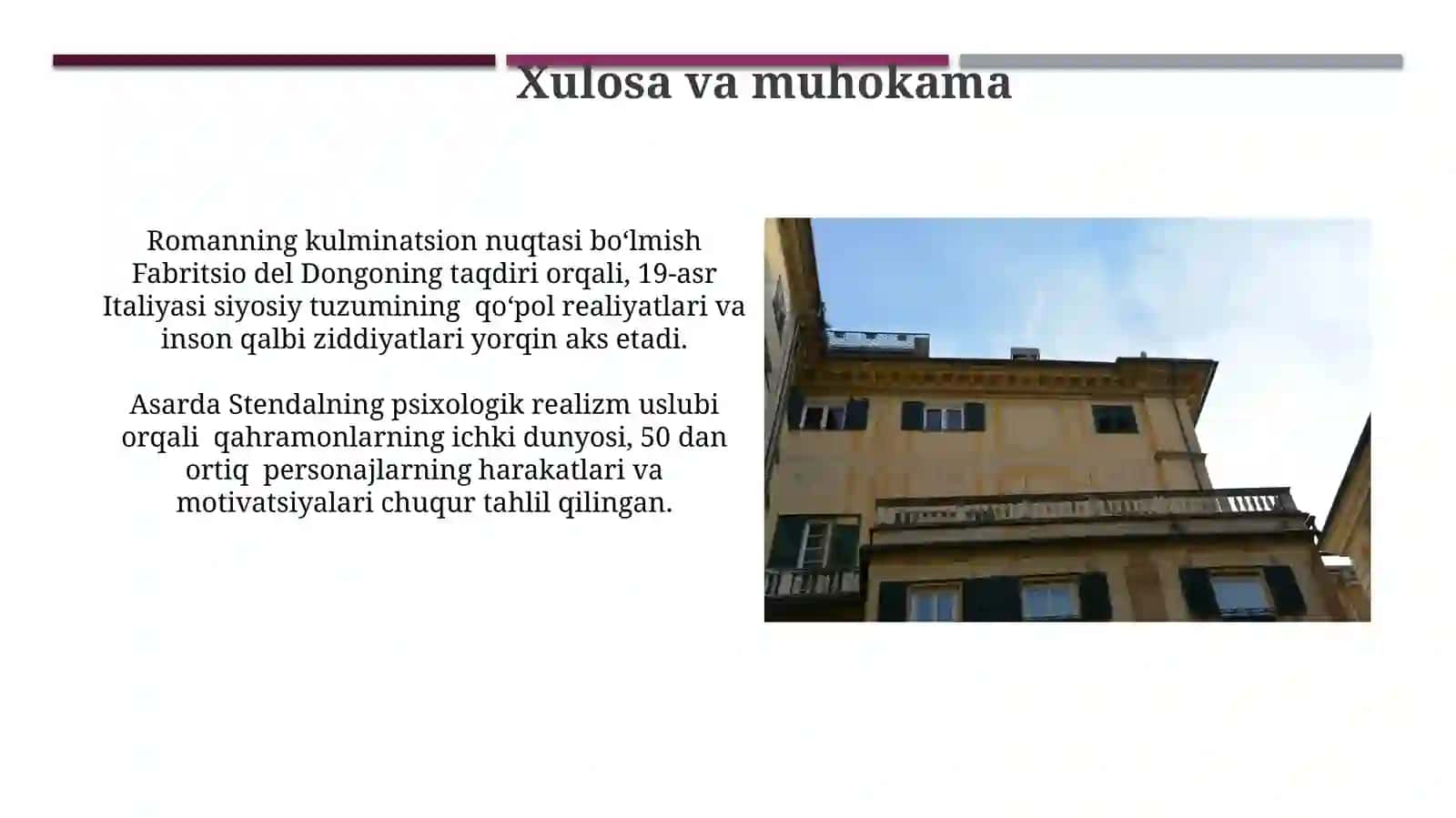 Stendalning "Parma ibodatxonasi" romanini o'qish 4