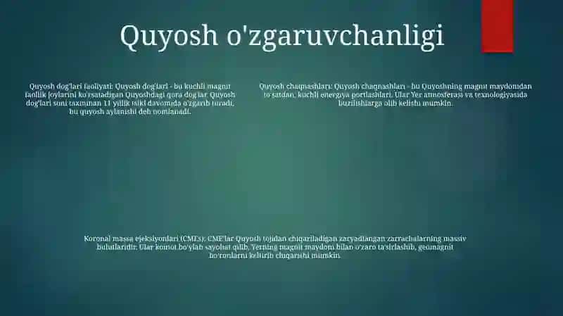 Quyosh Shamollari 4