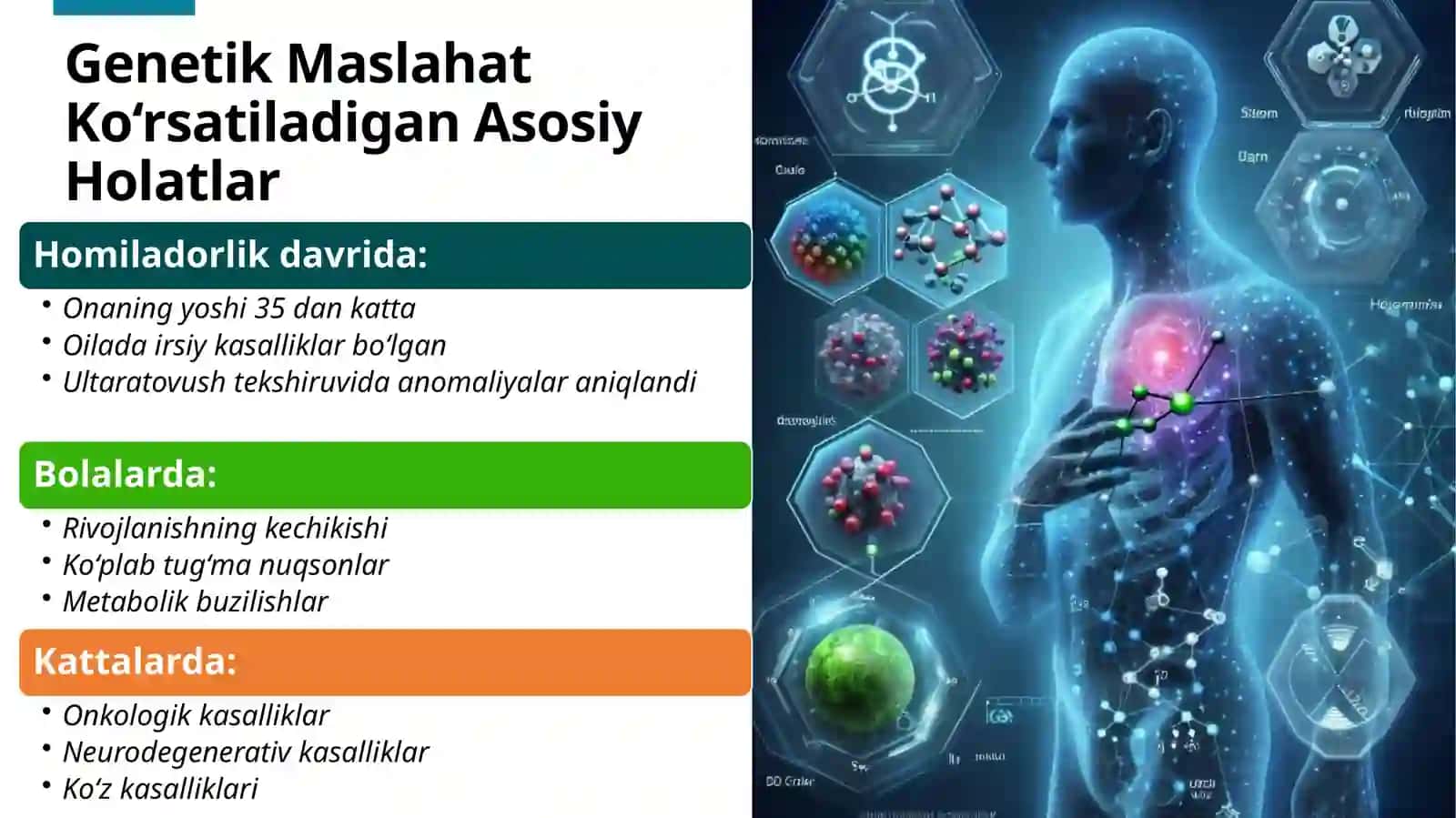 Tibbiy genetik maslahatlar 4