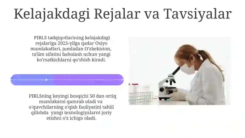 PIRLS Tadqiqotlari haqida Umumiy Ma'lumot 4