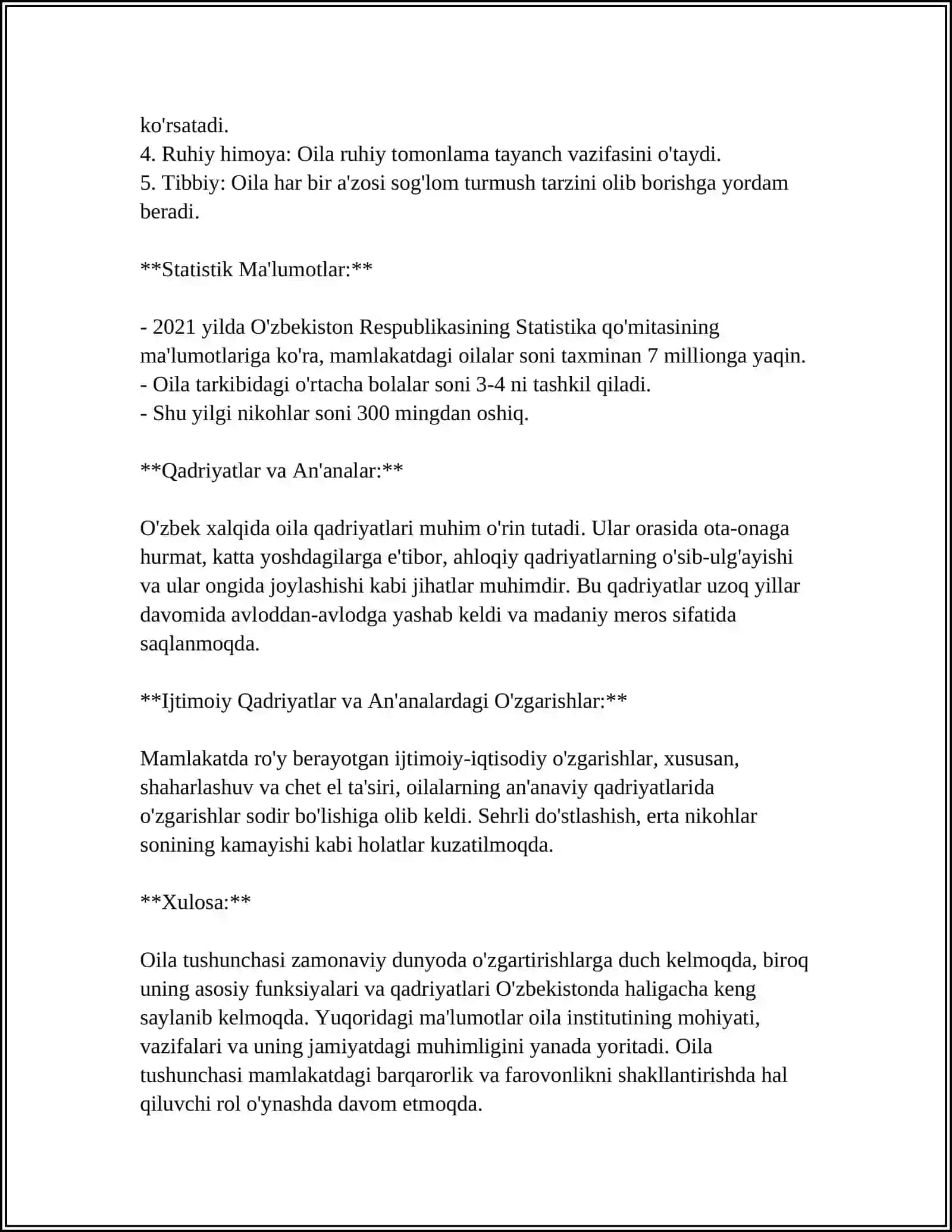 OILA VA UNING FUNKSIYALARI 4