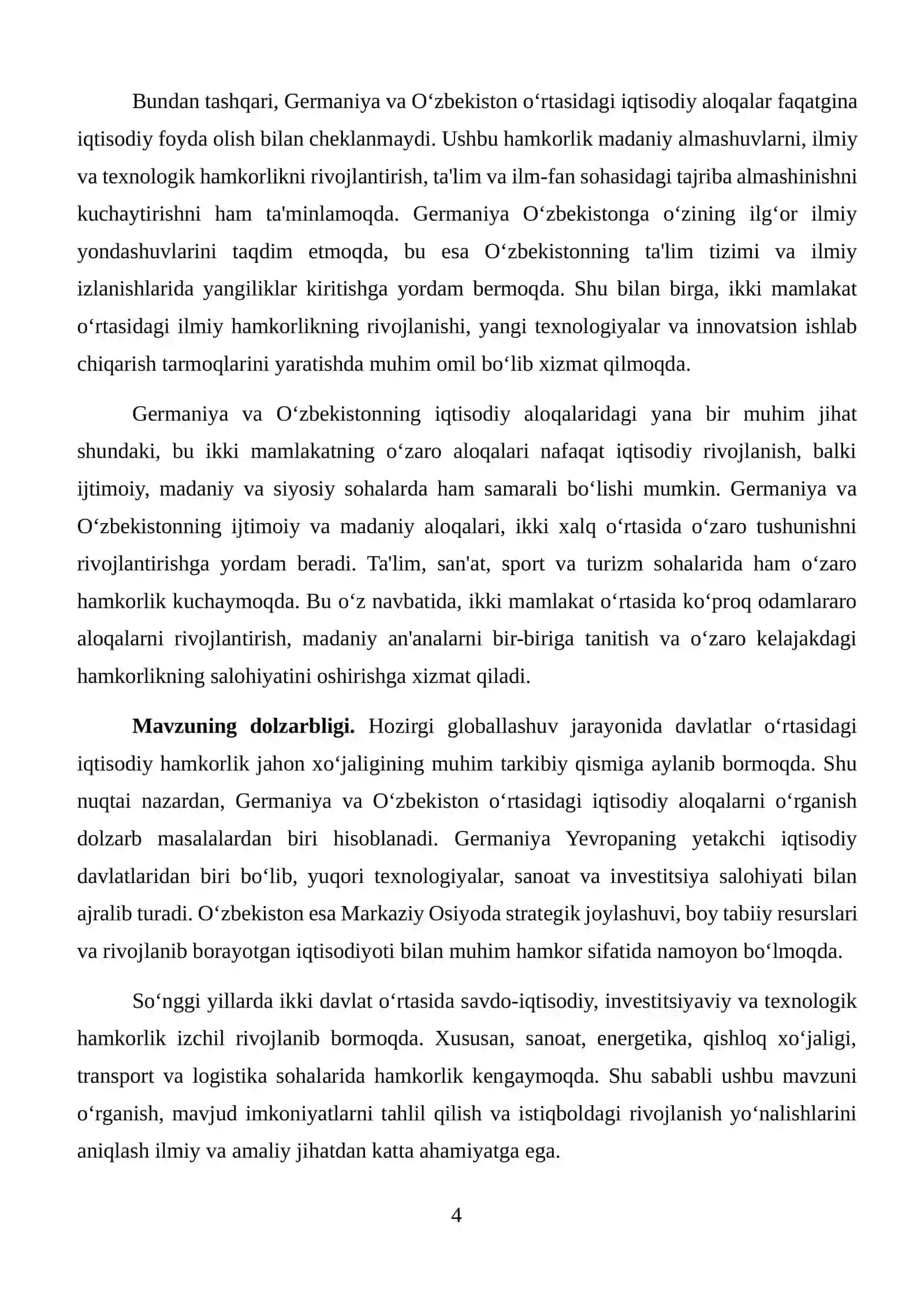germaniya va ozbekistonning iqtisodiy aloqalari 4