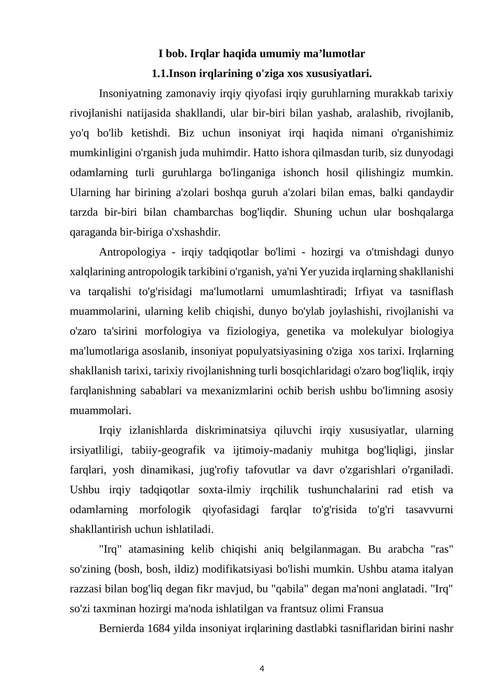 Odamzod irqlarining shakllanishi 4