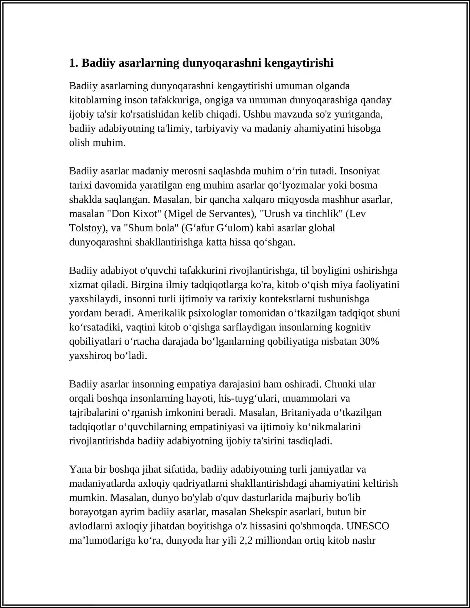 DUNYONI ESTETIK IDROK ETISHDA BADIIY ASARLARNING AHAMIYATI 4