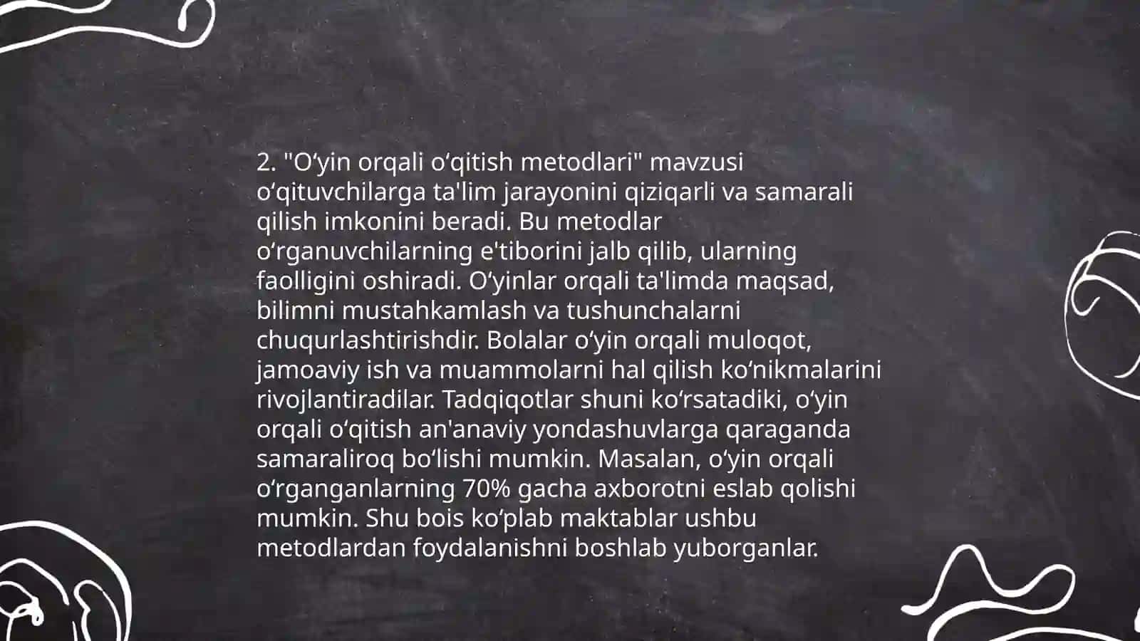 Bolalar bilan ishlash usullari 4