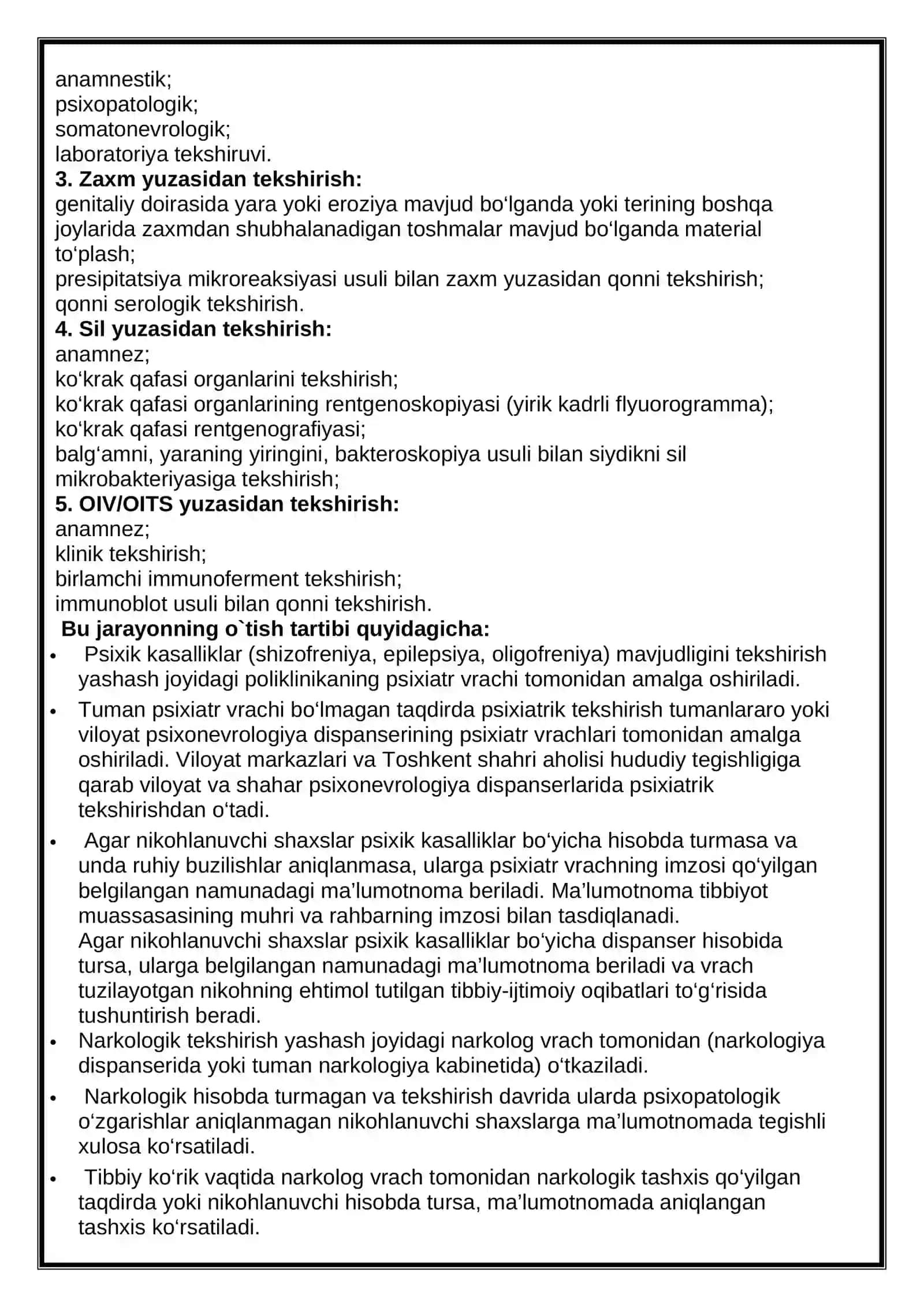 Nikohdan oldingi tibbiy ko‘rik 4
