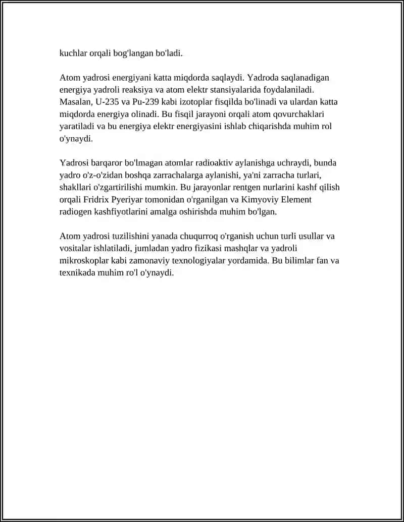 ATOM FIZIKASI.ATOMNING YADROVIY MODELI 4