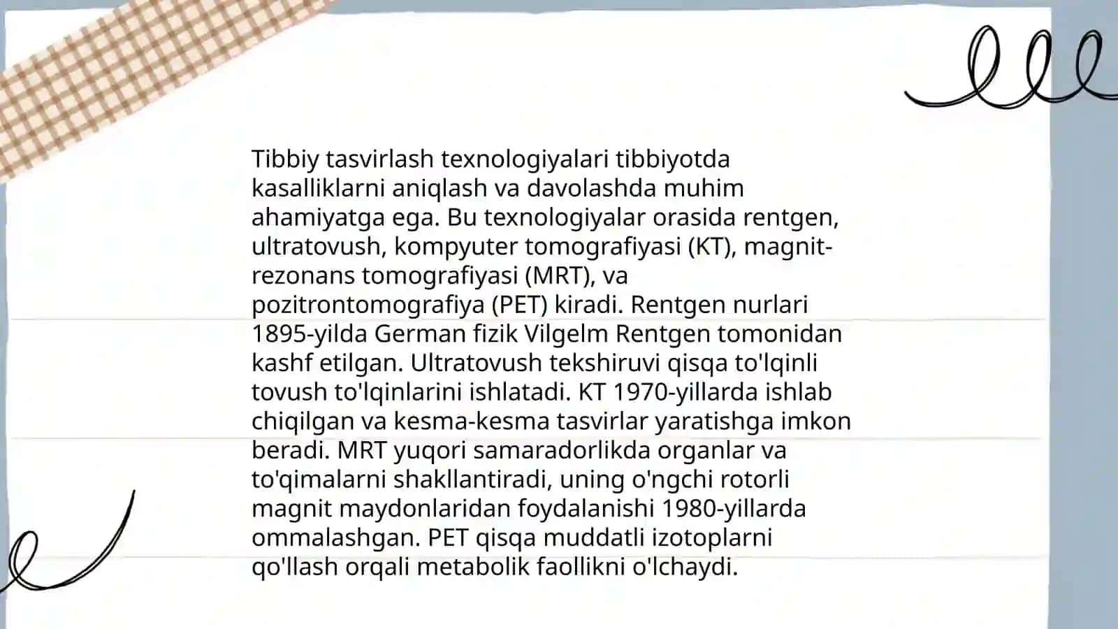 Zamonaviy tibbiyot texnalogiyalari 4