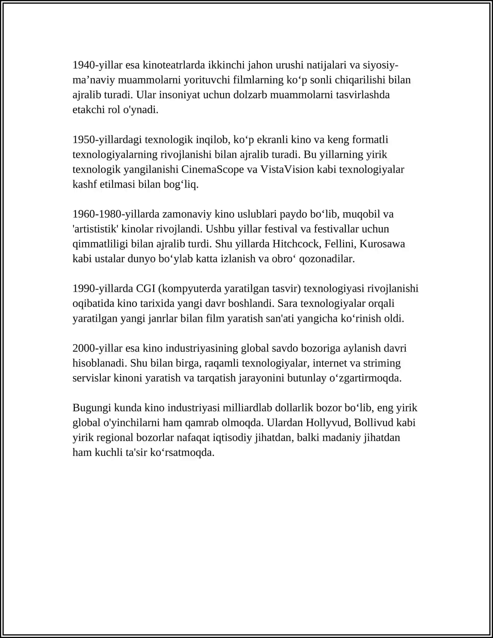 Kino Sanoat Induksiyasi 4