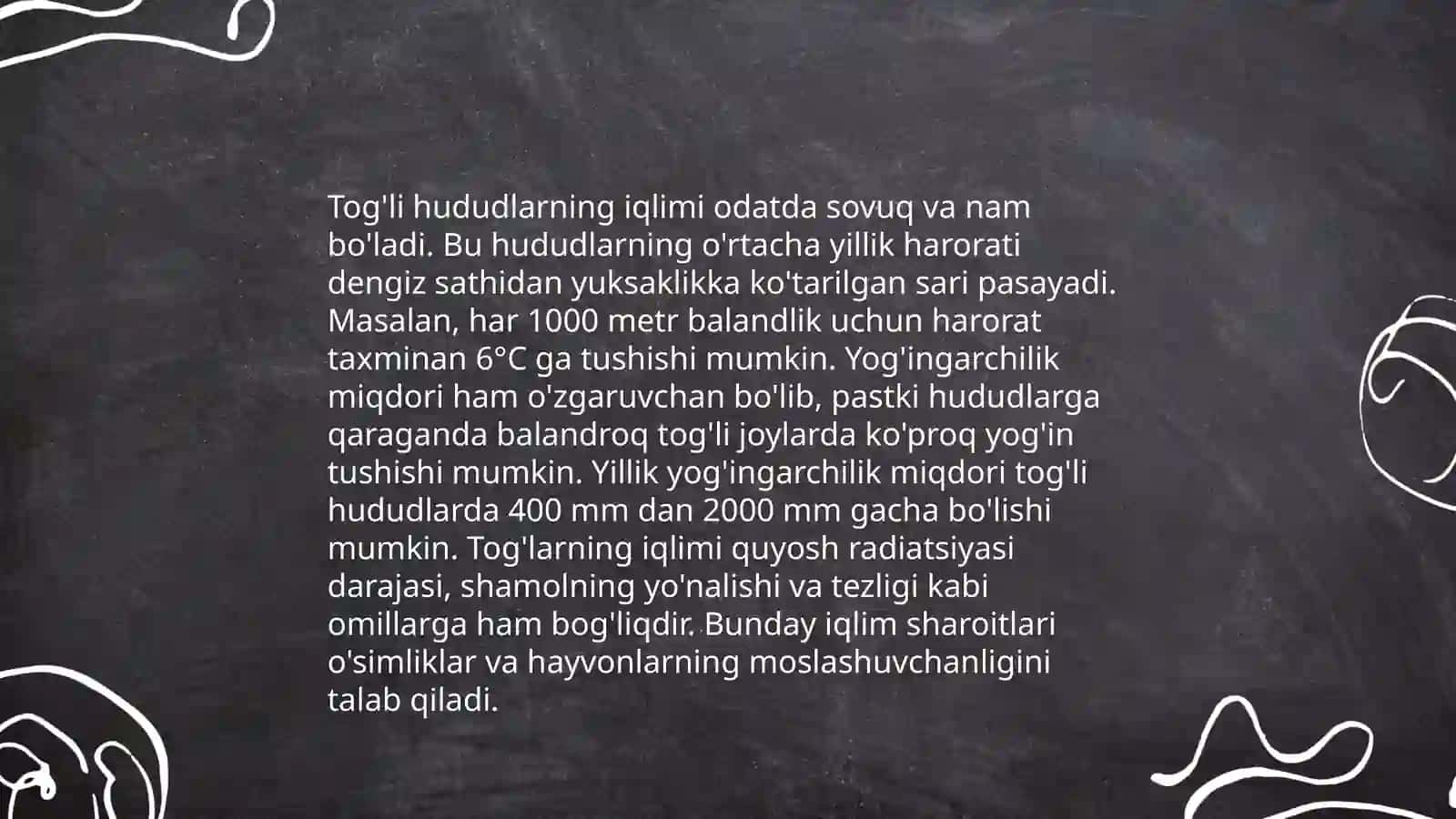 O'zbekistonning tog'li geografiyasi 4