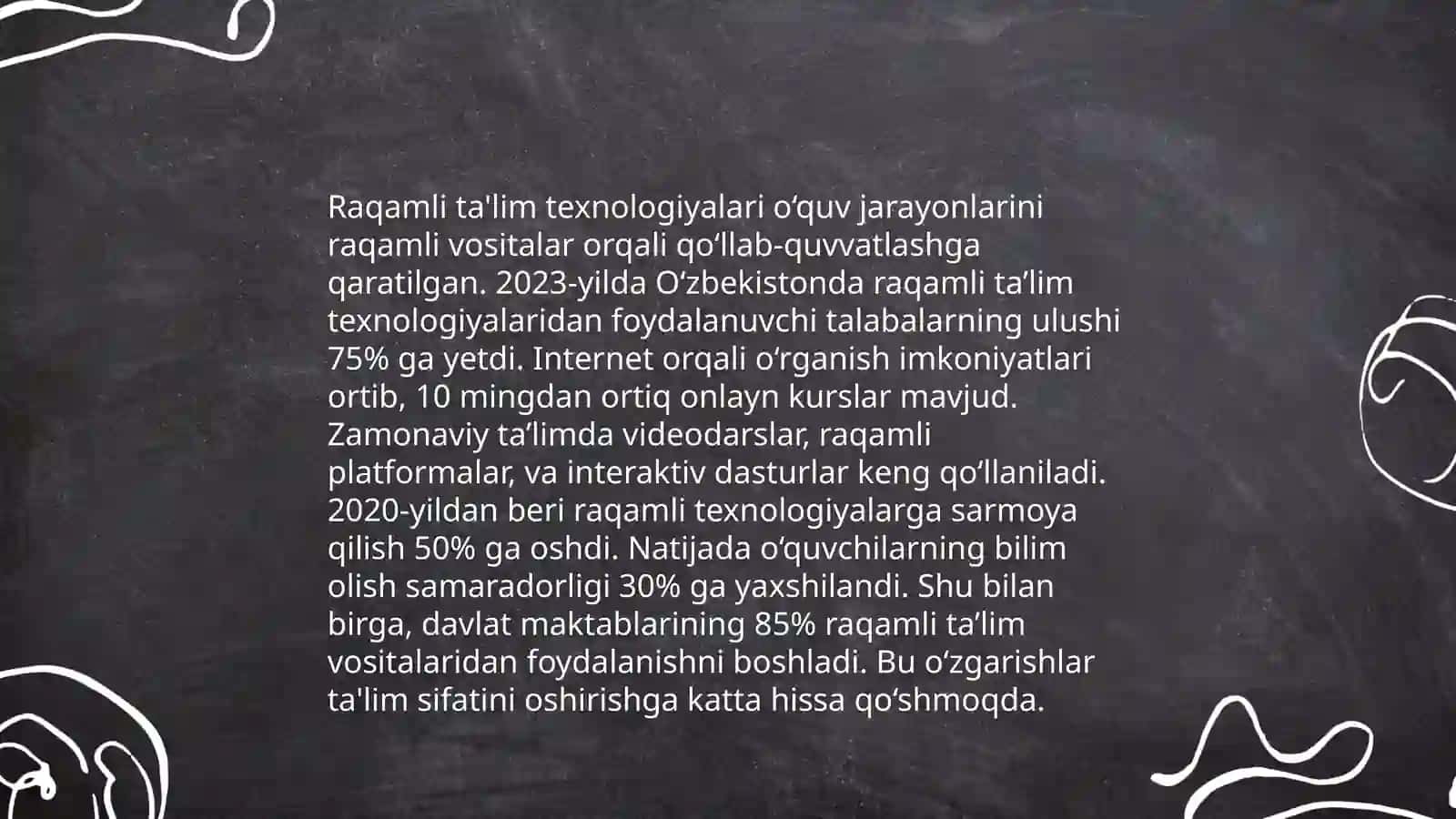 O'zbekiston Respublikasida ta'lim tizimini modernizatsiyalash jarayonlari 4
