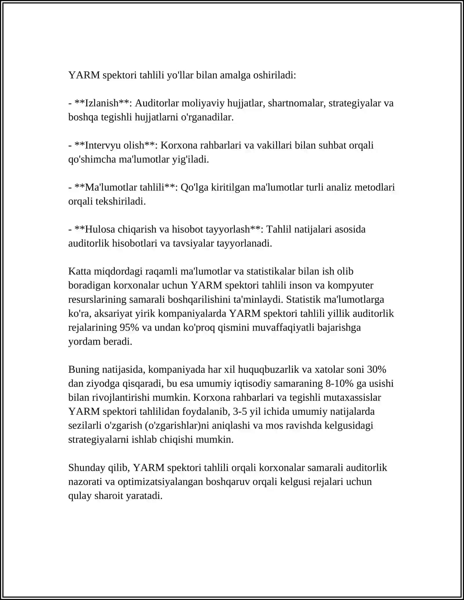 YARM SPEKTORLARI 4