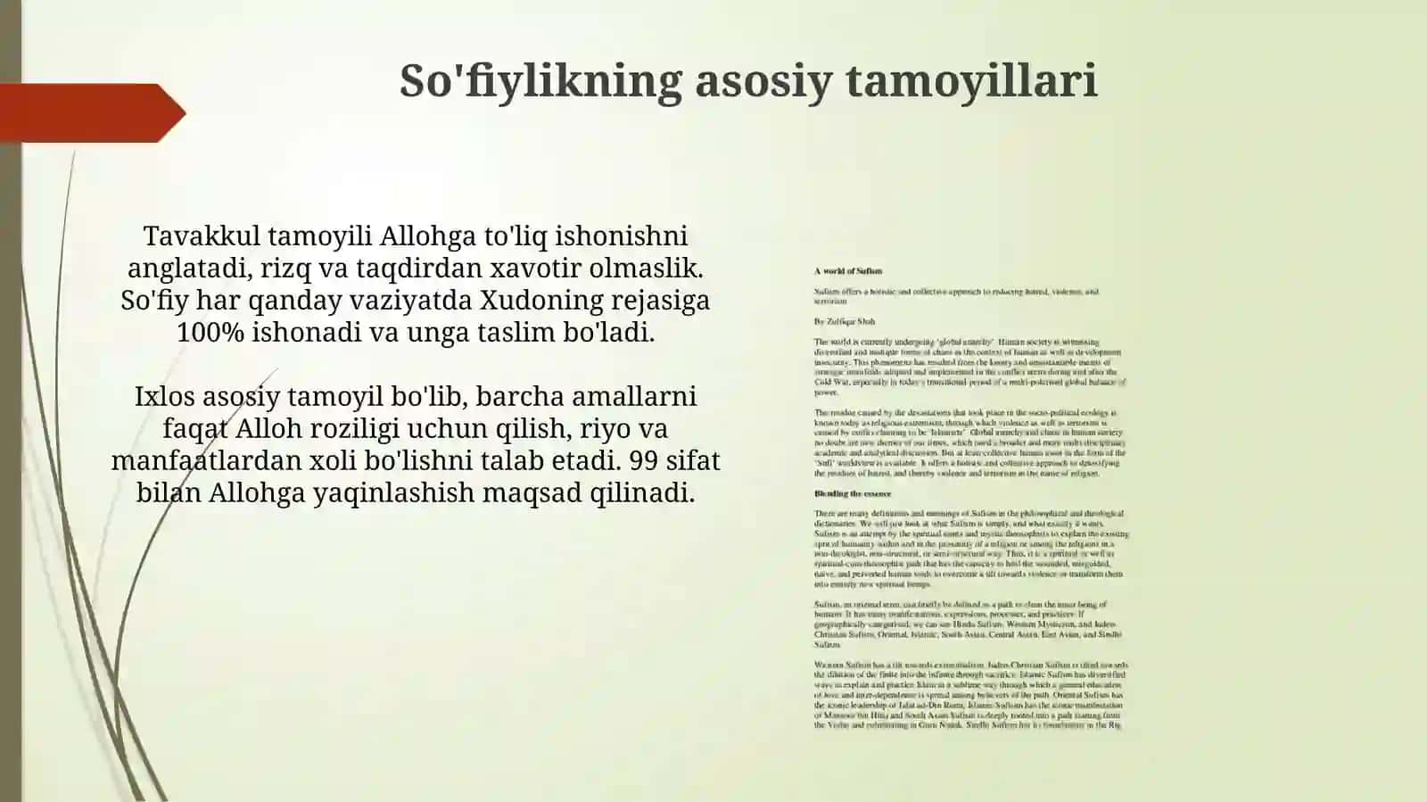 Tasavvuf tushunchasi va uning mohiyati 4