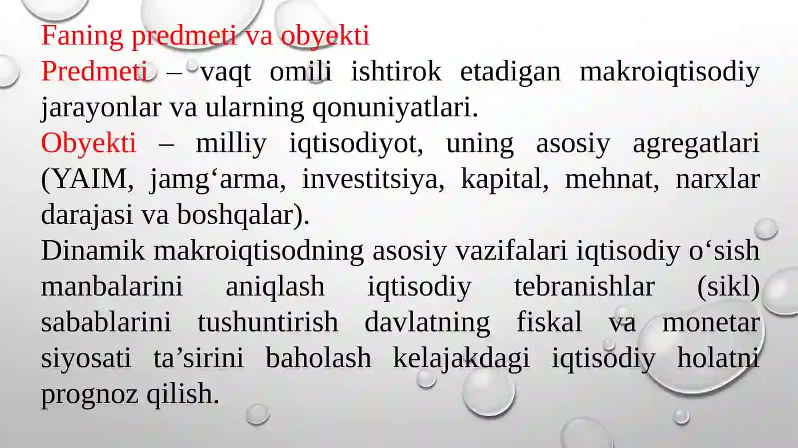 Dinamik makroiqtisod 4