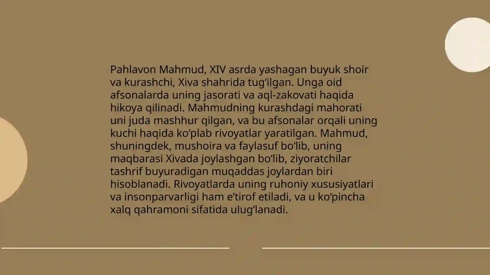 Pahlavon Mahmud rivoyatlari 4