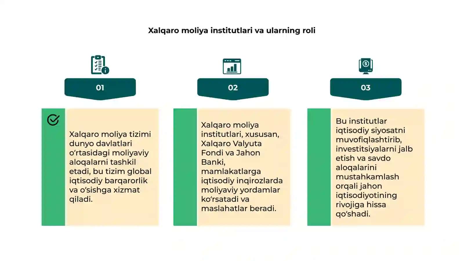 Xalqaro moliya tizimi va uni iqtisodiyotga ta'siri 4