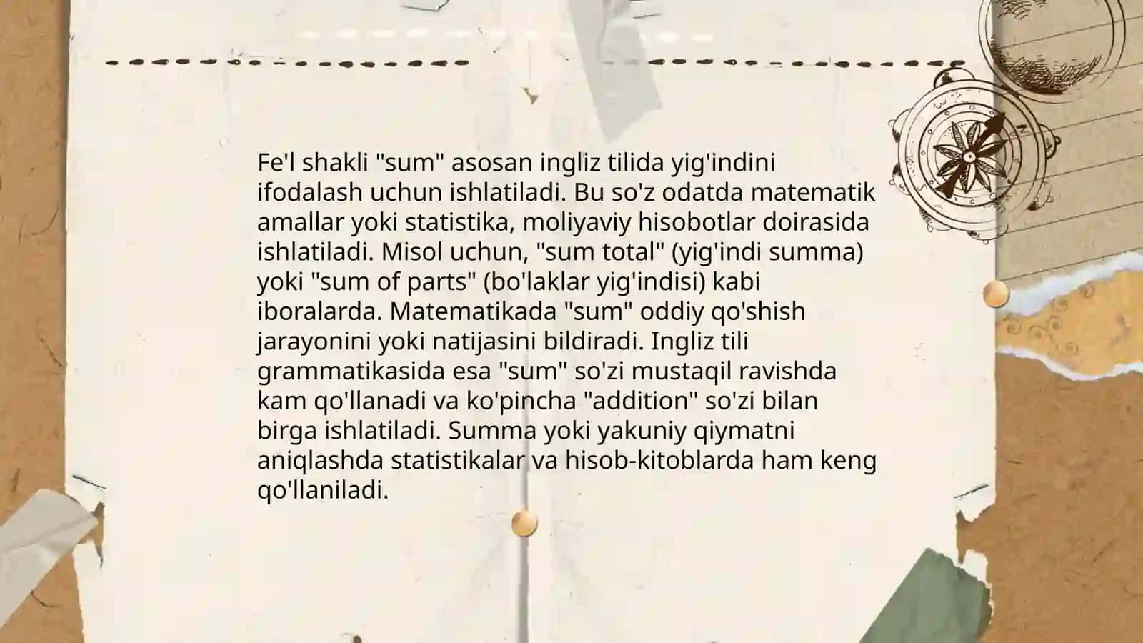 Sum va mahbuslik tushunchasi 4