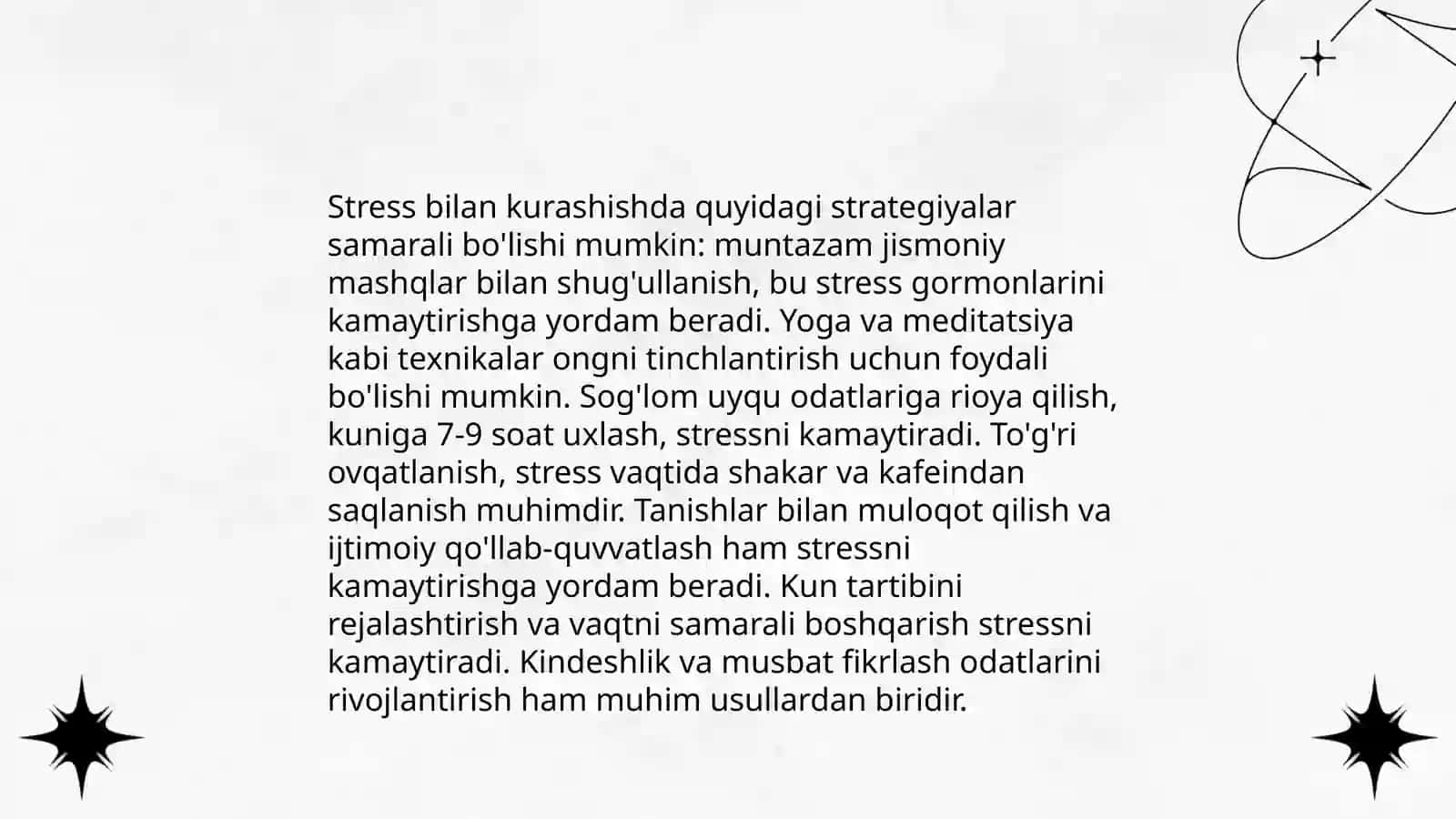 Seterssni boshqarish 4