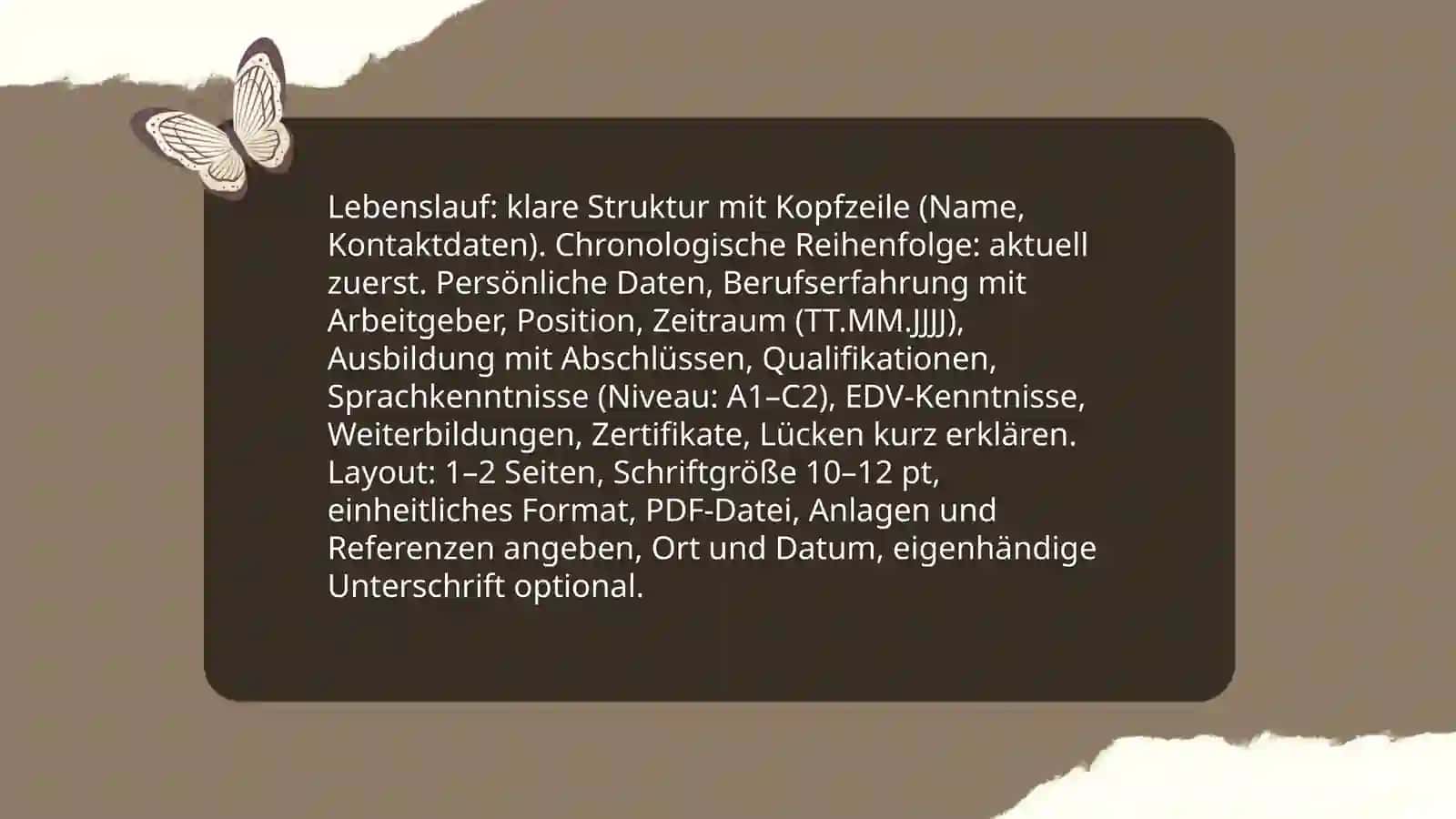 Bewerbung und Arbeitsplatz 4