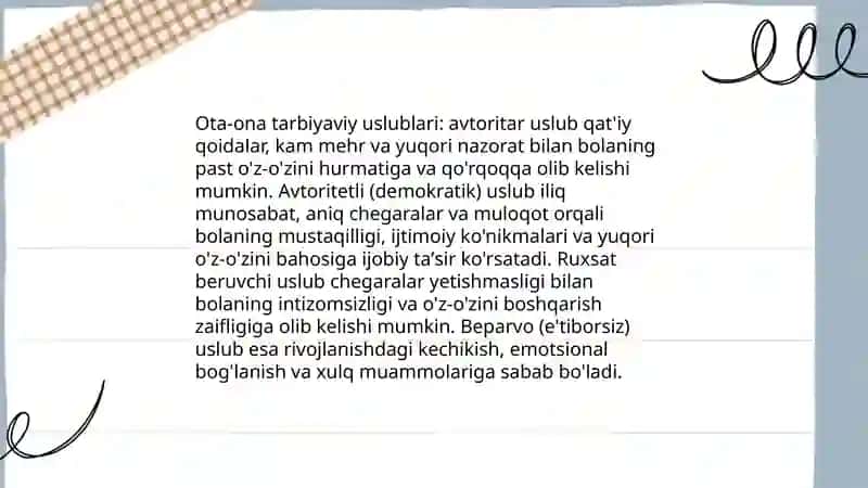 Oila va oilaviy muhit 4