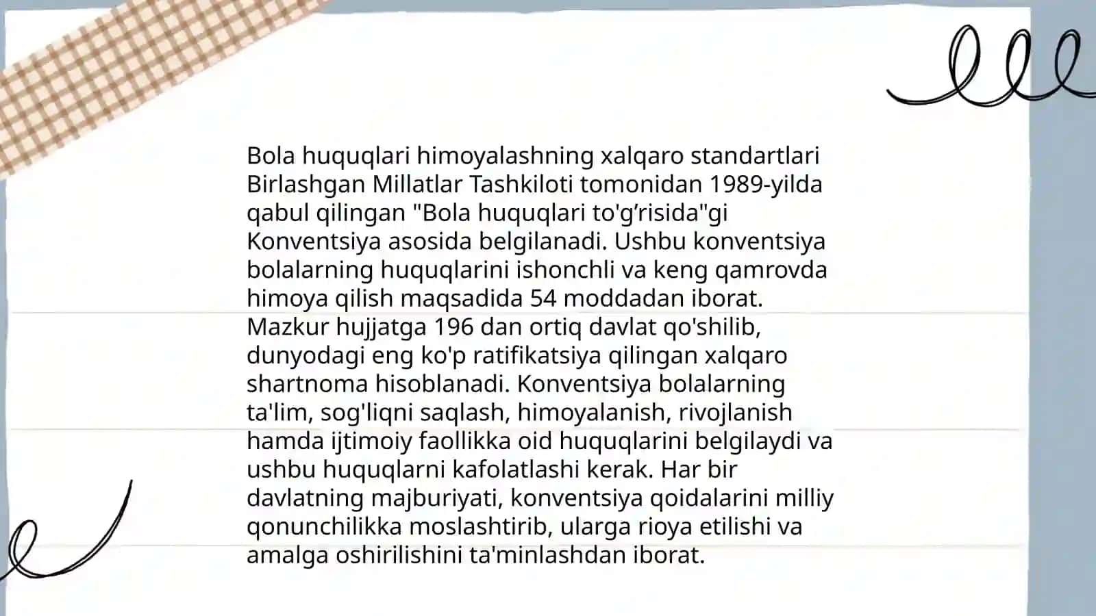 Bola huquqlarini himoyalash konvensiyasi 4