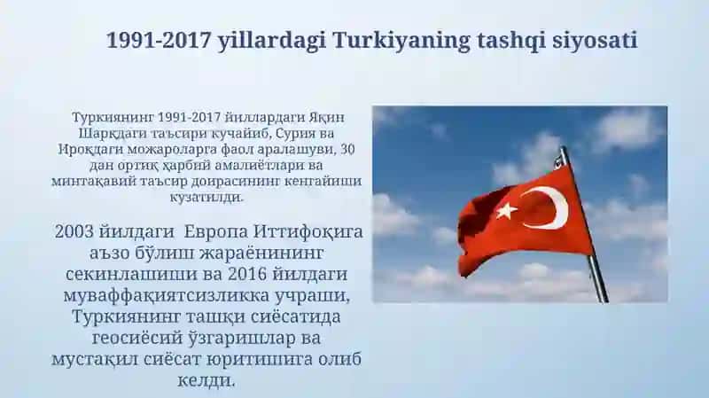 Turkiyaning ijtimoiy-madaniy o'zgarishlari (1991-2017) 4