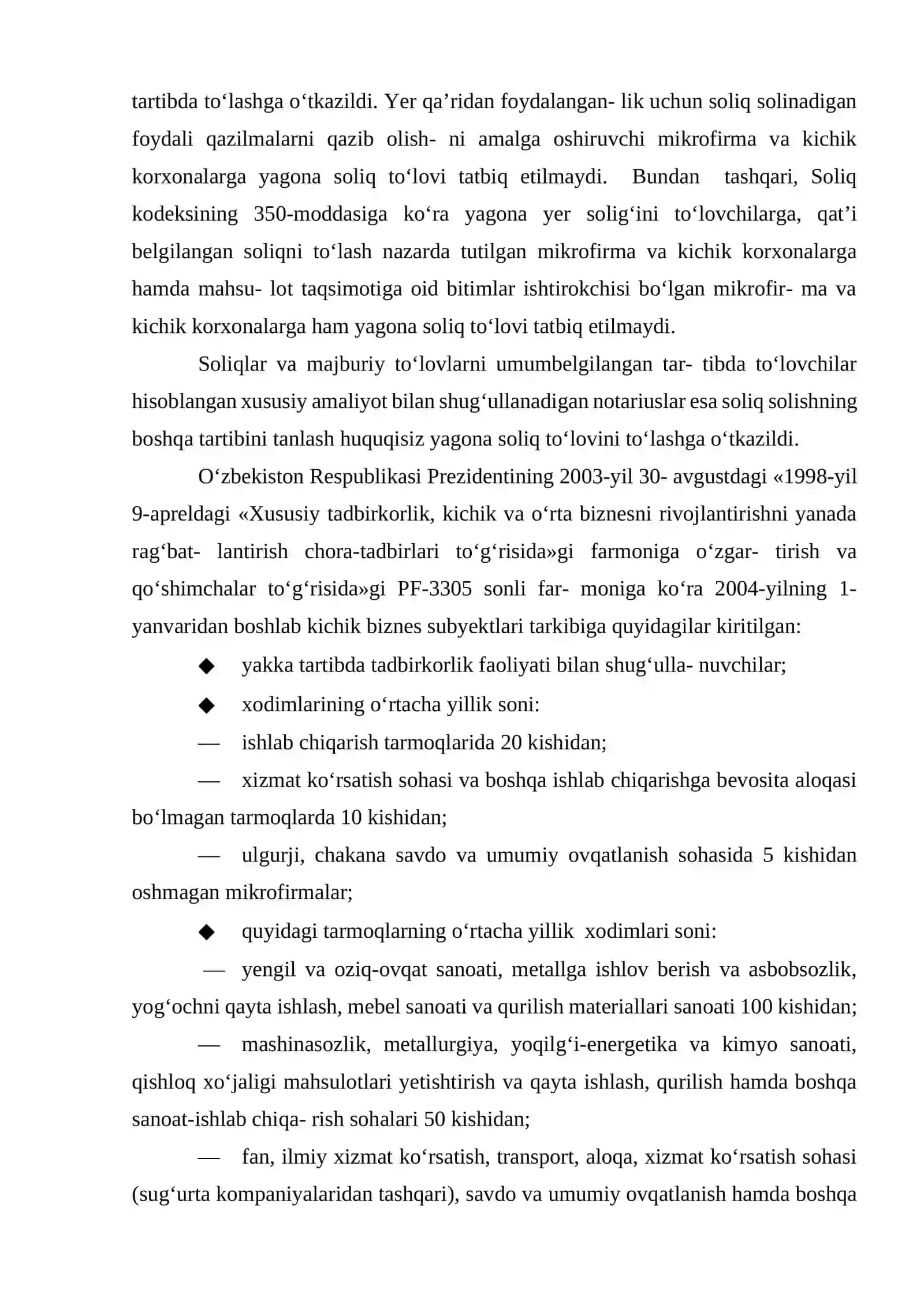 Soliq solishning soddalashtirilgan tartibi 4